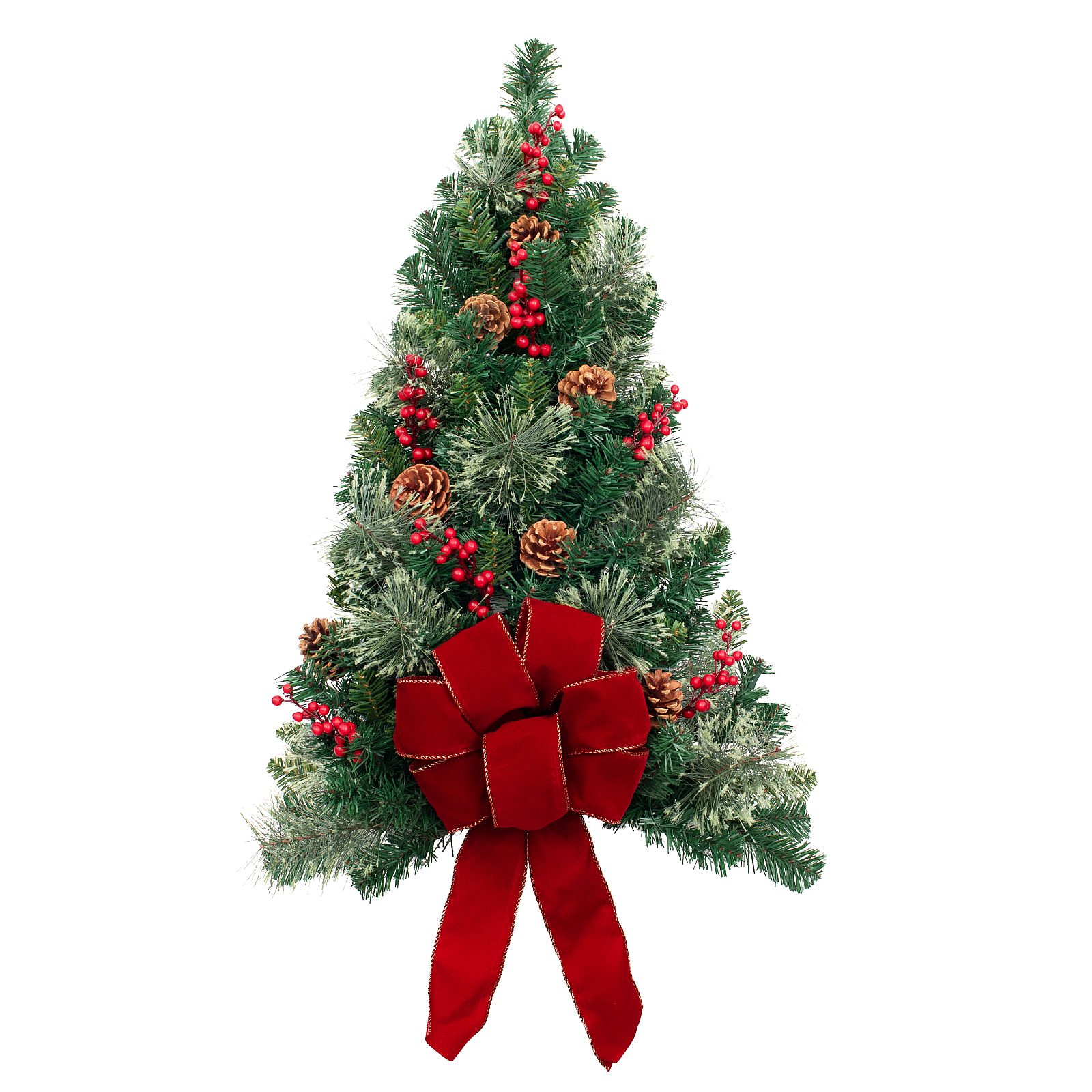 Haute Decor DCWD0001 28-Inches Lighted Artificial tree Tree Battery-operated Christmas Decor