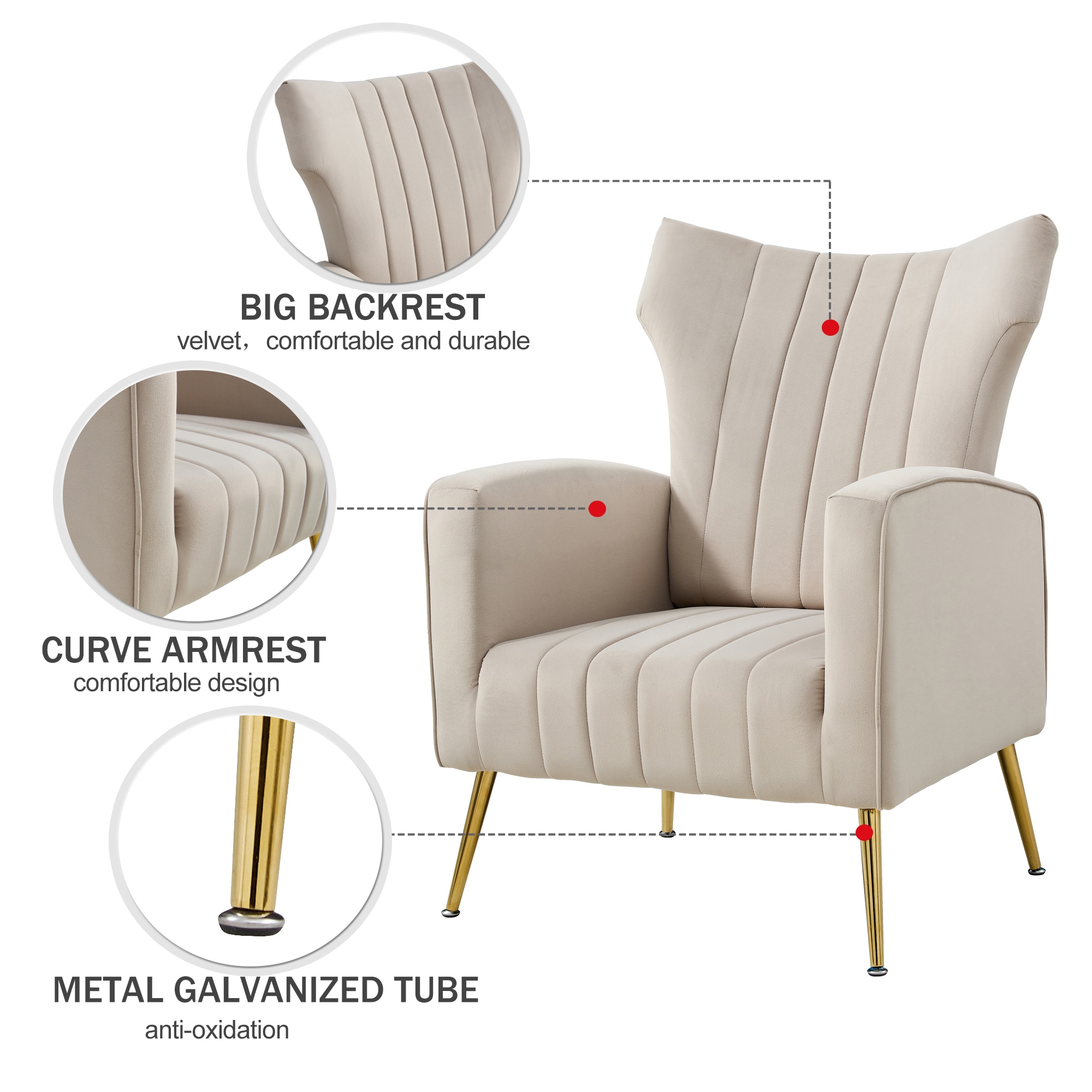 CASAINC WF-SD-MY9331GY chairs - View #4