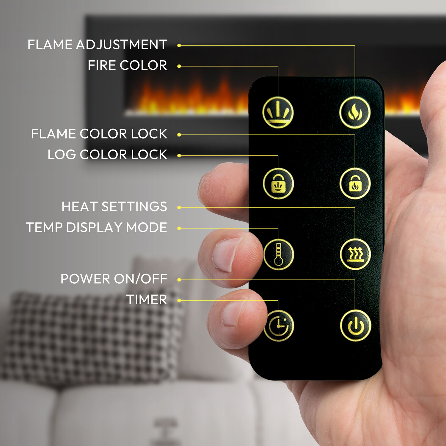 Cambridge CAM60WMEF-1BLK Electric-Fireplaces - View #2