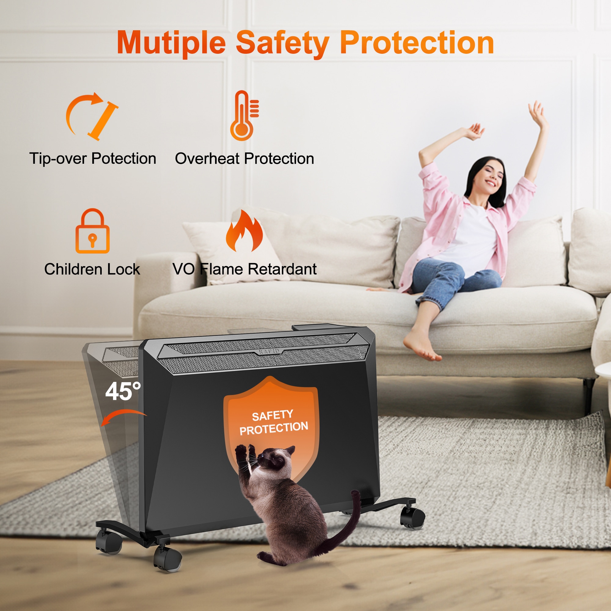 EdenDirect NCBK0408006 Portable-Electric-Heat - View #5