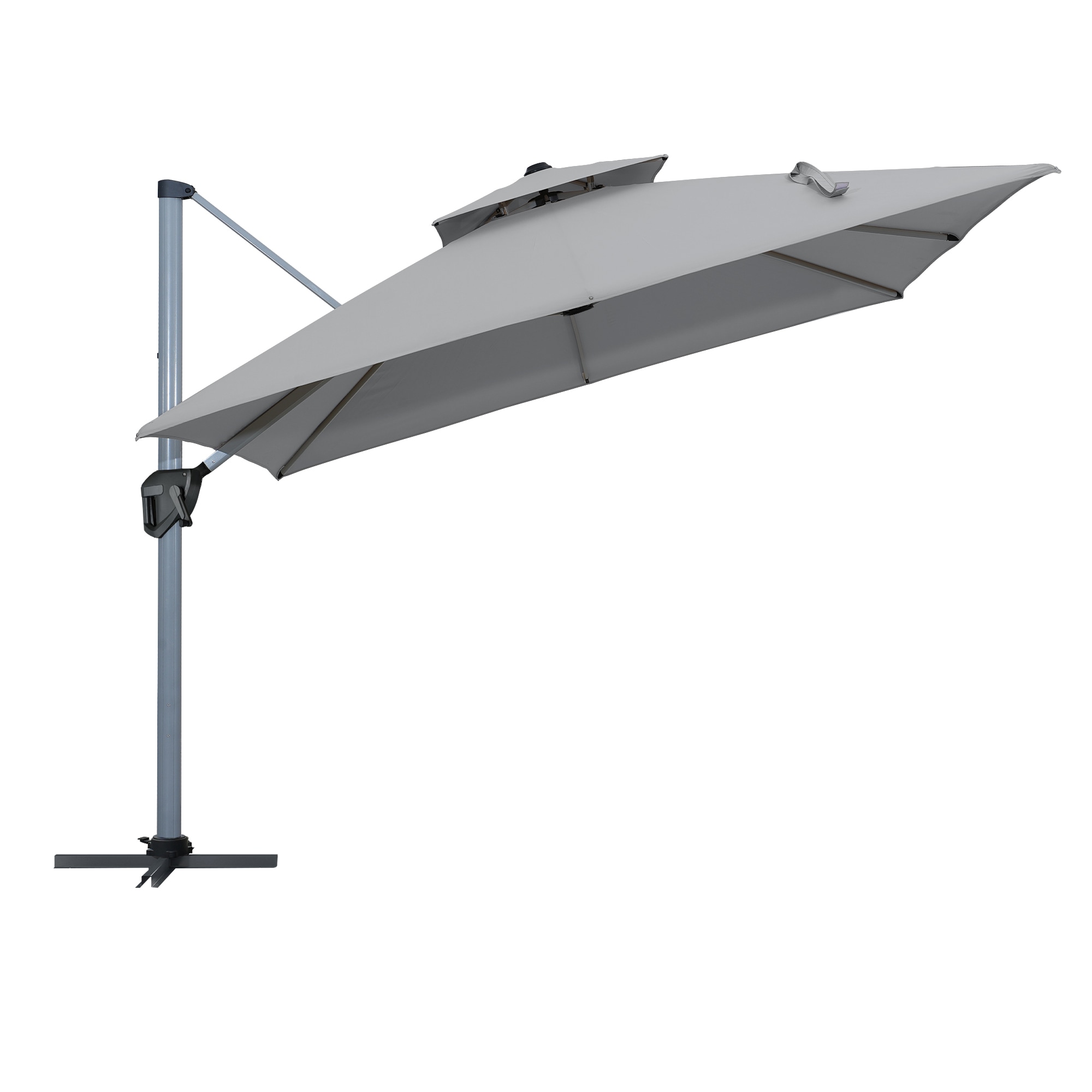最大80％オフ Gray Aluminum 11-ft CASAINC Cantilever WF Umbrella Patio その他