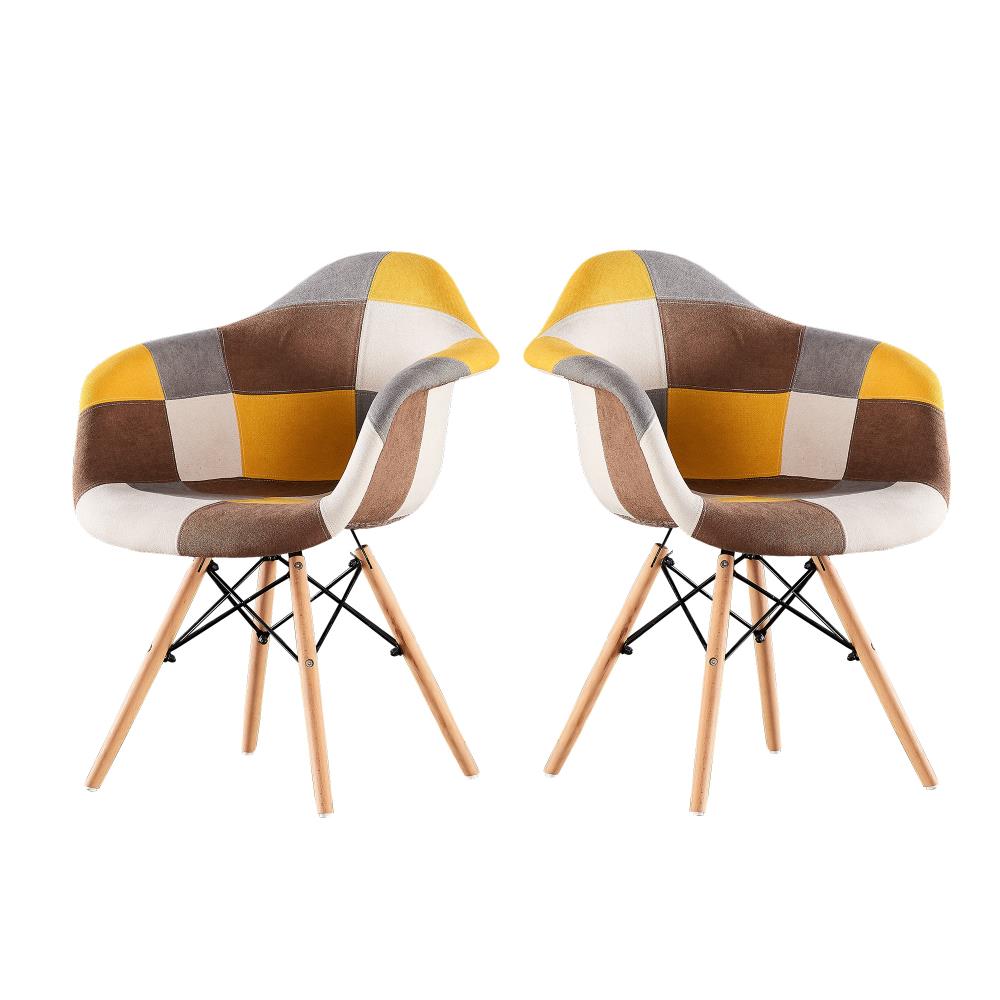 CASAINC FF-W29912412 Dining chair Contemporary/Modern Polyester/Polyester Blend Dining Side Chair (Wood Frame)