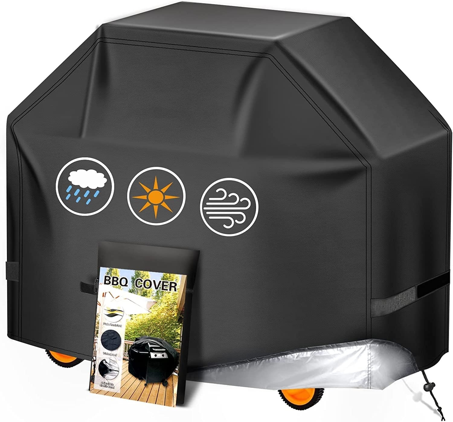 Adrinfly -  48 Inch BBQ Grill Cover Waterproof Anti UV Outdoor Gas Grill Cover Fits Most 45 to 49...