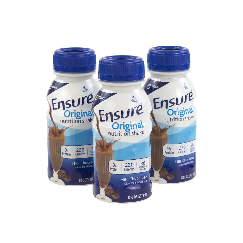Ensure Ensure nutrition shake 24-Pack Decaffeinated Milk Chocolate  Single-Serve Hot Cocoa in the Single-Serve Coffee & Beverages department at