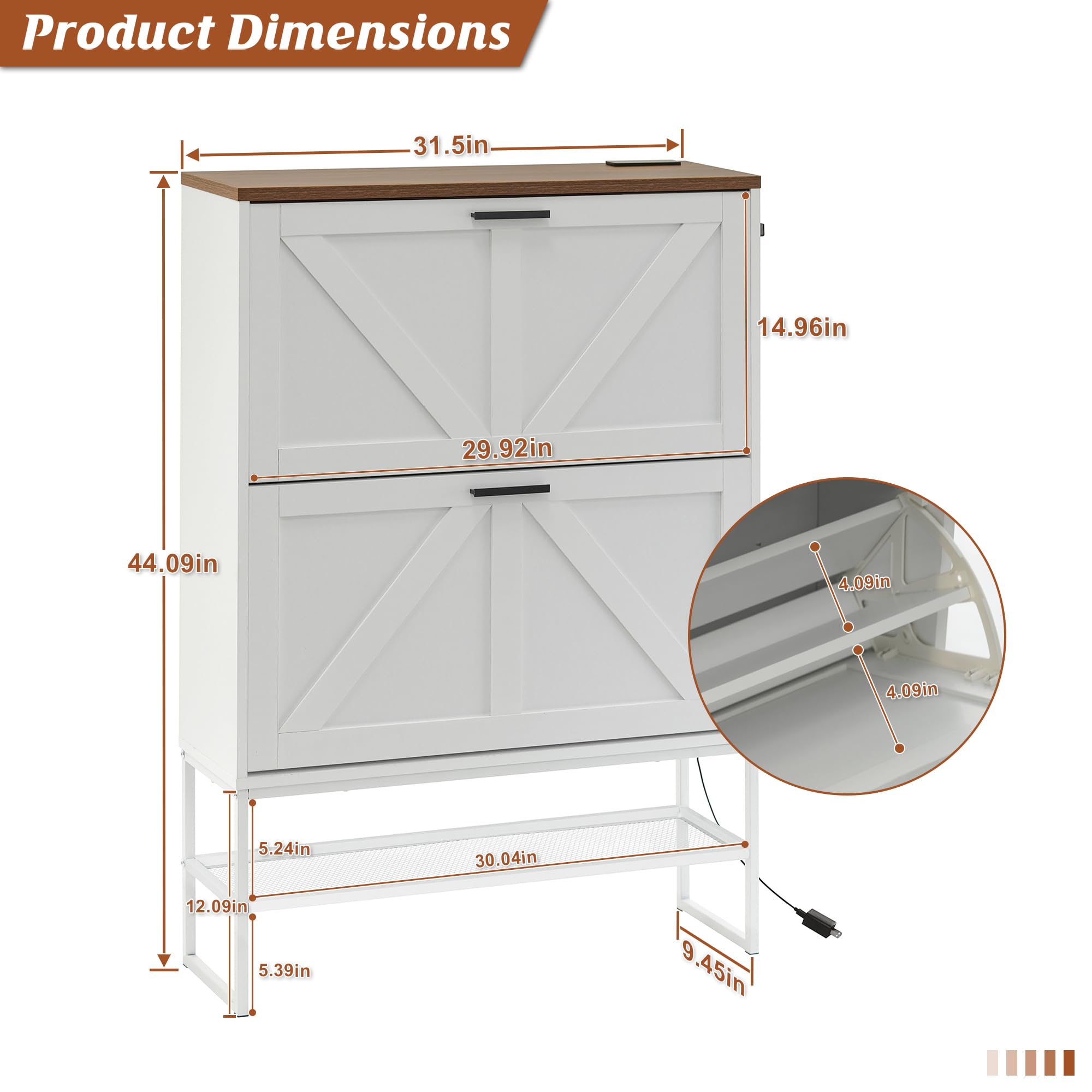 LTMATE LSLHSC72-WH Shoe-Racks - View #4