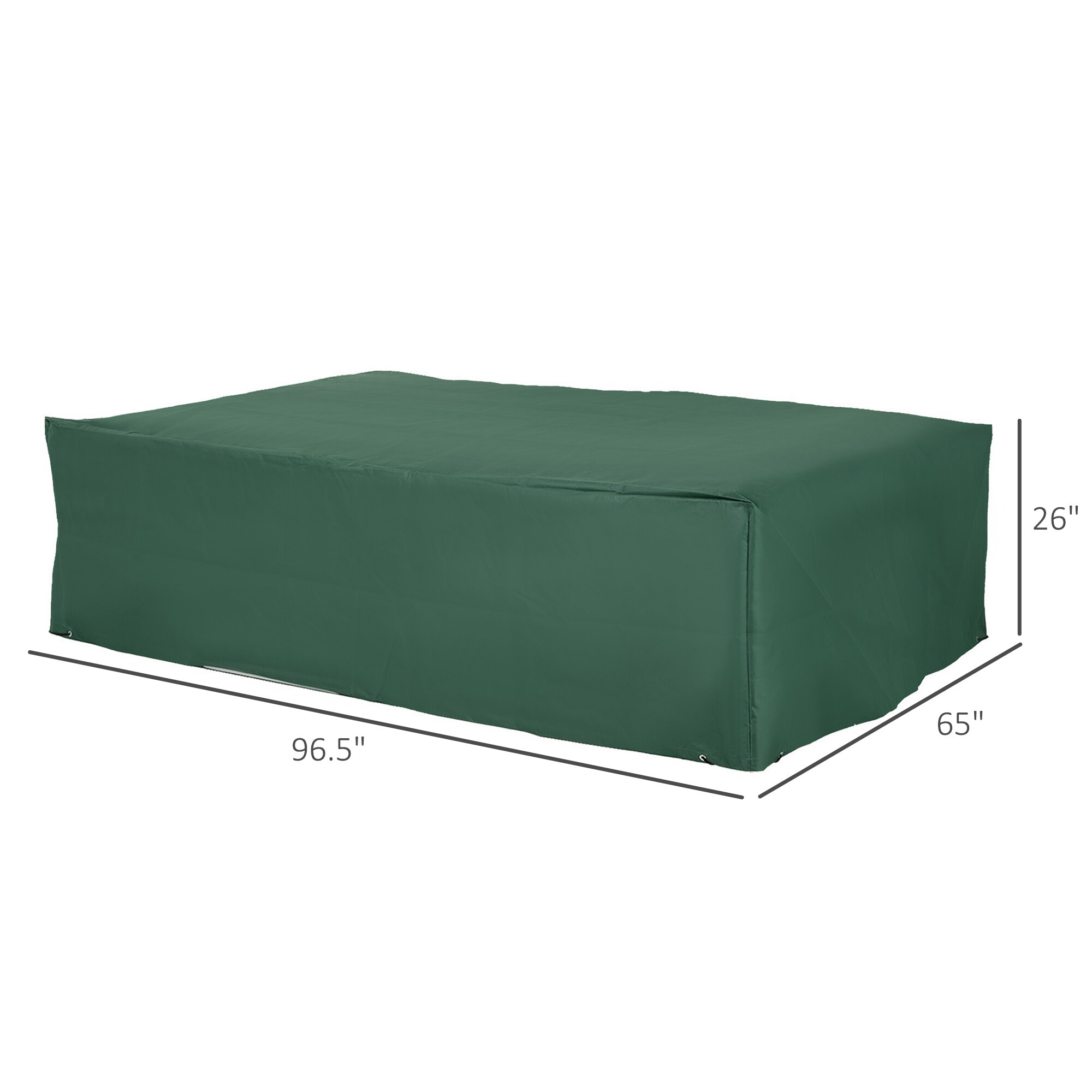 WELLFOR GIGPFC-9417BE Patio-Furniture-Covers - View #7