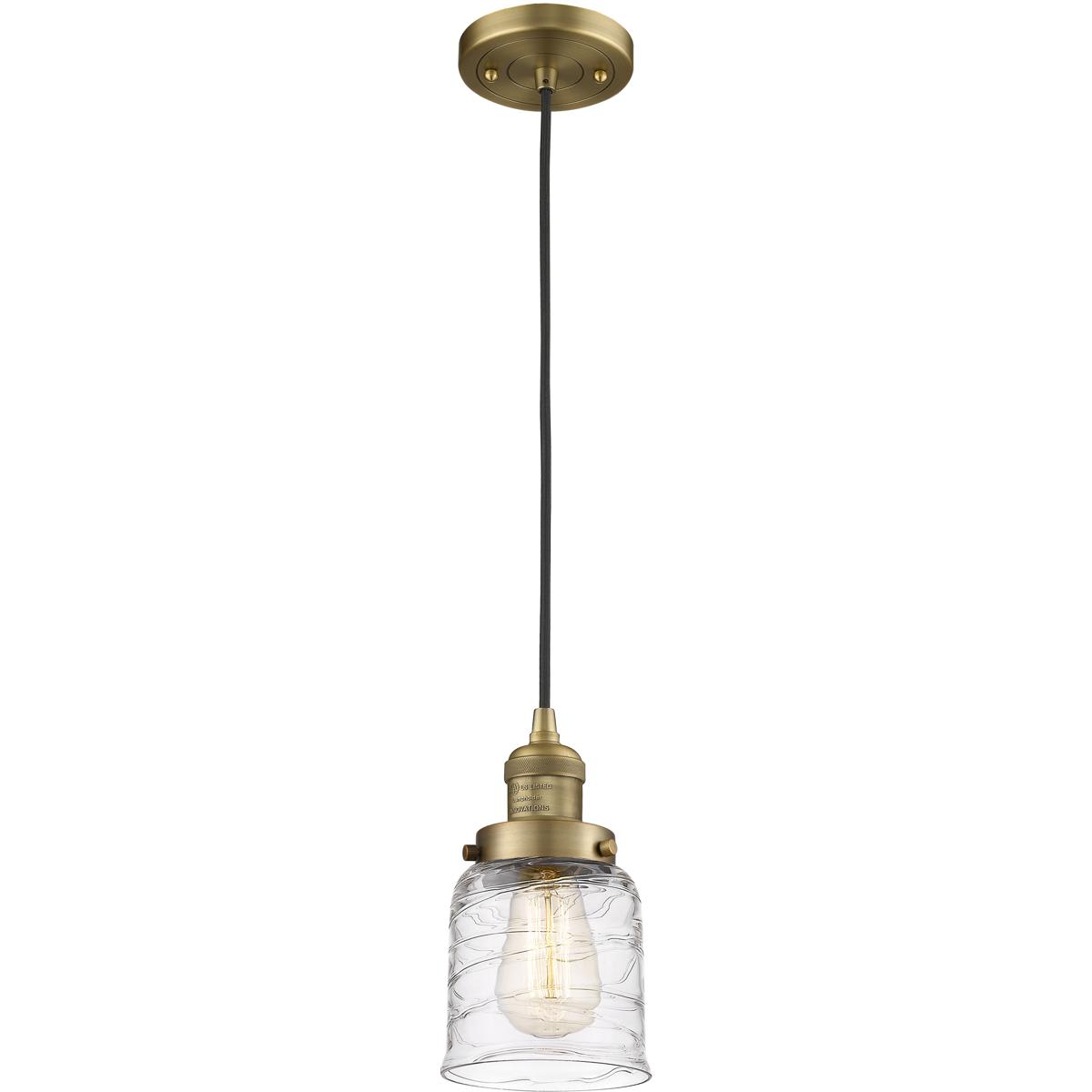 Innovations Lighting 2417926 201C-BB-G513-LED Franklin Restoration Bell Mini Pendant