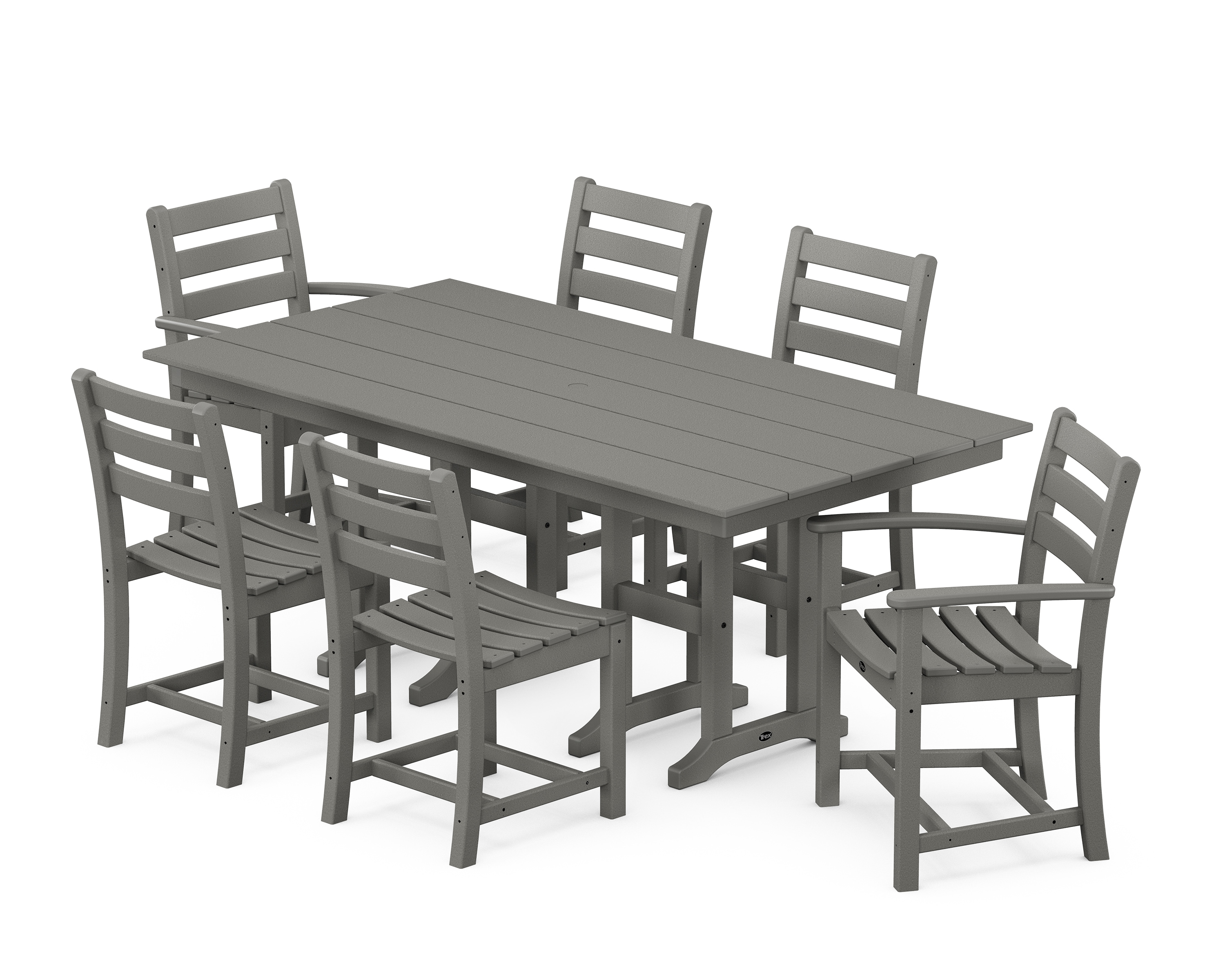 Montary 7 Piece Dining Room Set, Modern Dining Table and Chairs