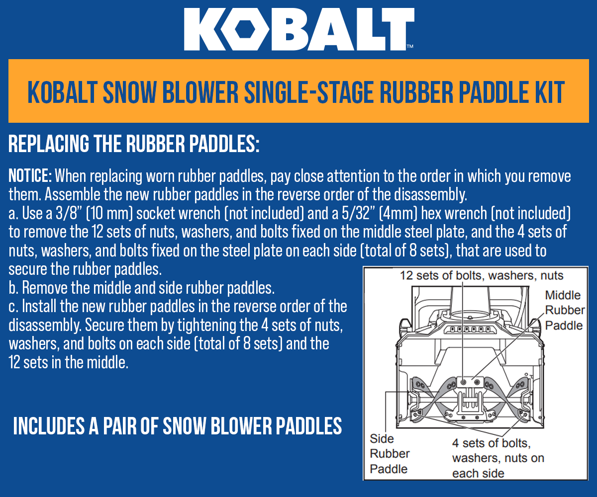 Kobalt KSBRA 1040-03 Snow-Parts-Access - View #2