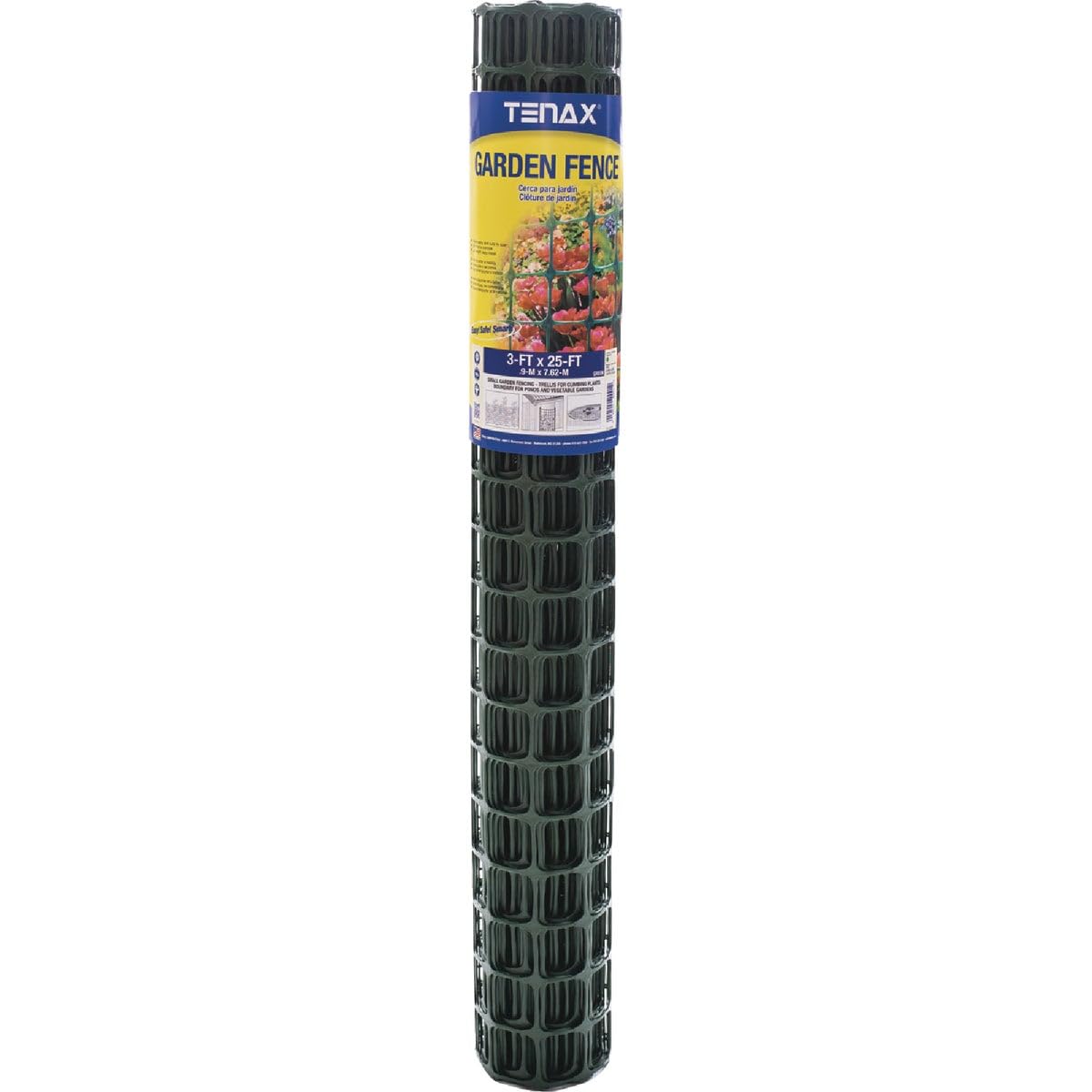 Tenax  Home Fence Panel 3 ft x 25 ft - Green Model 92078406