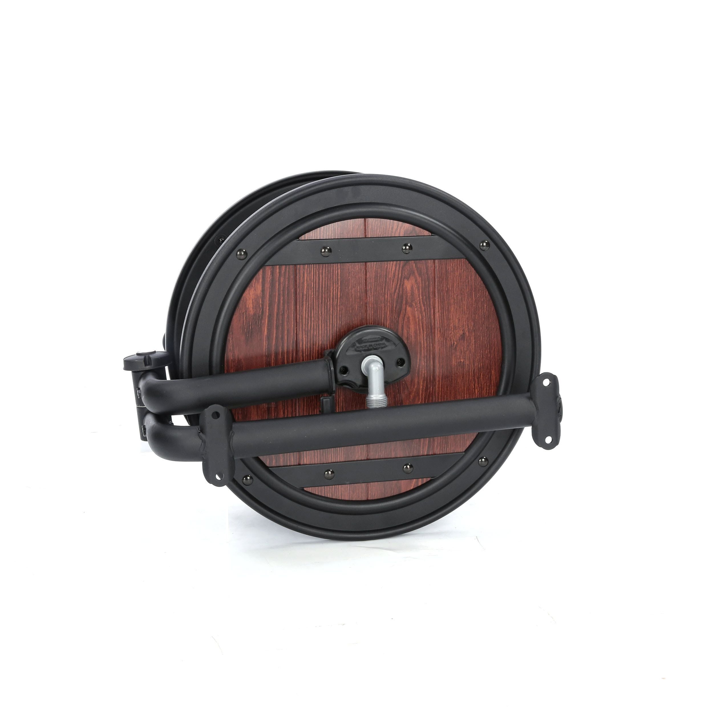 Neverleak Decorative Wall Mount Hose Reel With Swivel Feature Shelly