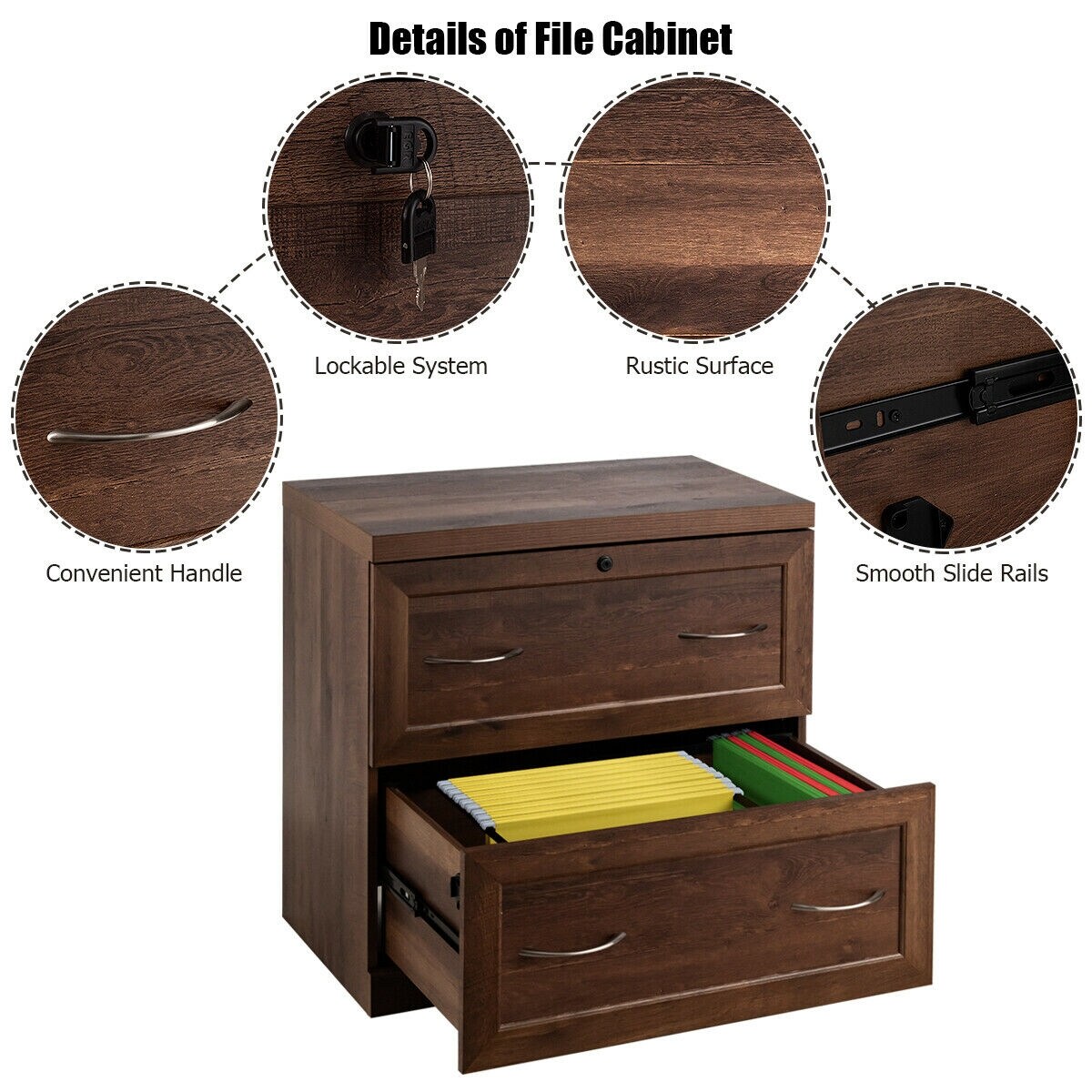 CASAINC WF-HW63112CF-LA Filing-Cabinets - View #4