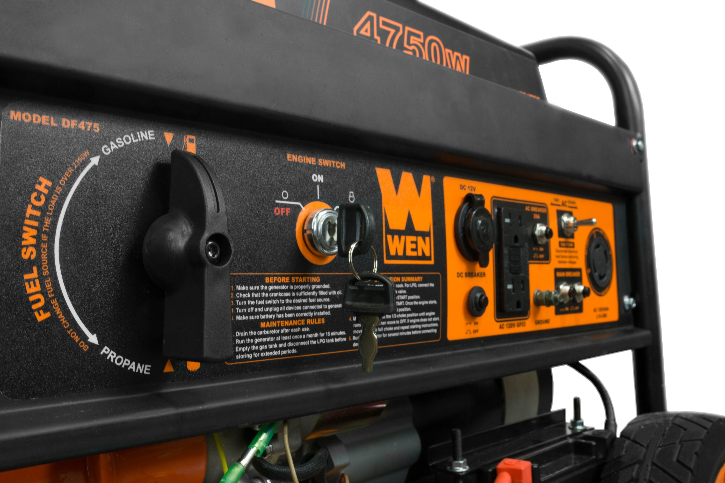WEN DF475T Portable-Generators - View #4