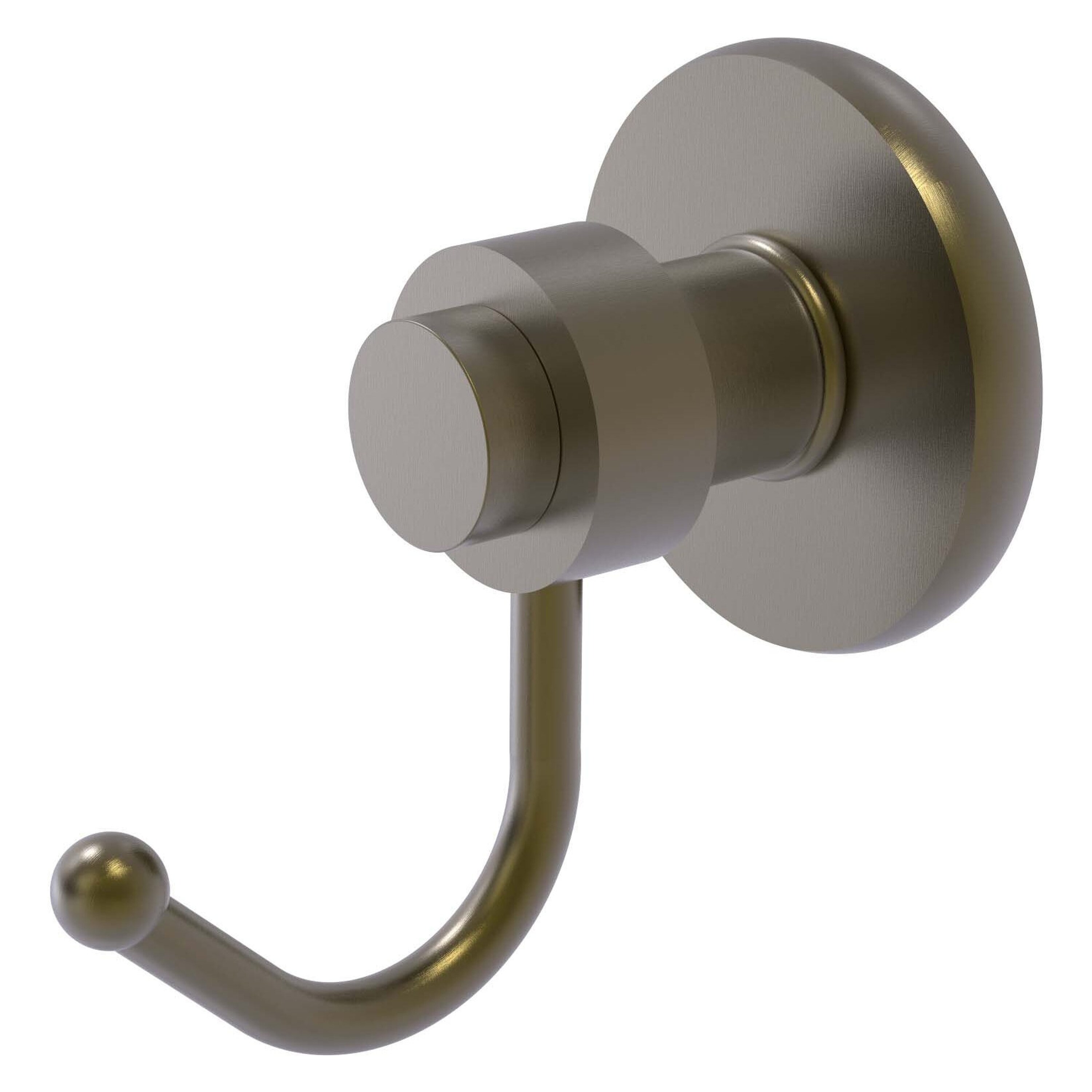 Allied Brass Prestige Regal Antique Brass Single-Hook Wall Mount Towel Hook  in the Towel Hooks department at