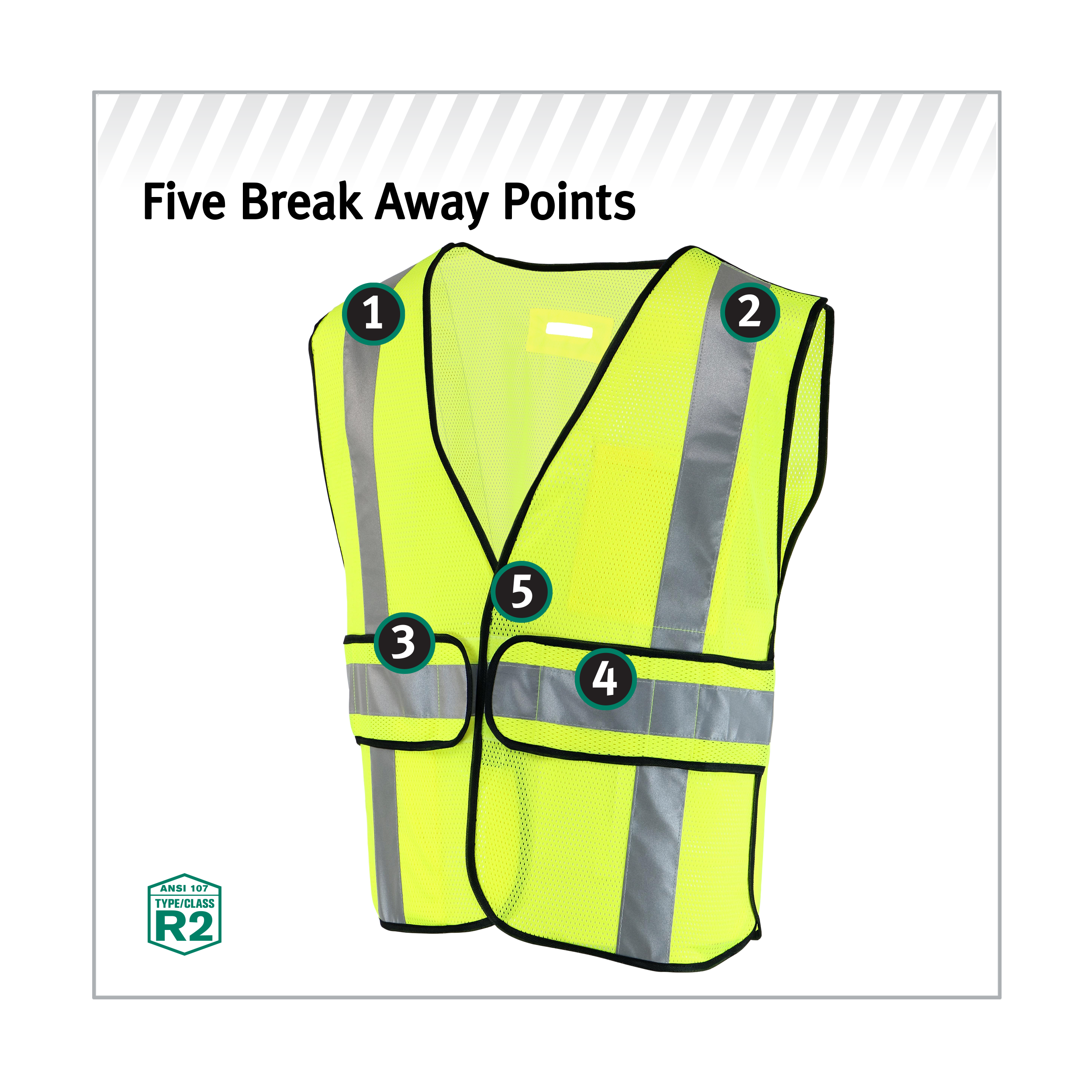 Polyester Tabard With Pocket Sea Grass & 11 Other Colours & 2 Sizes to Choose 