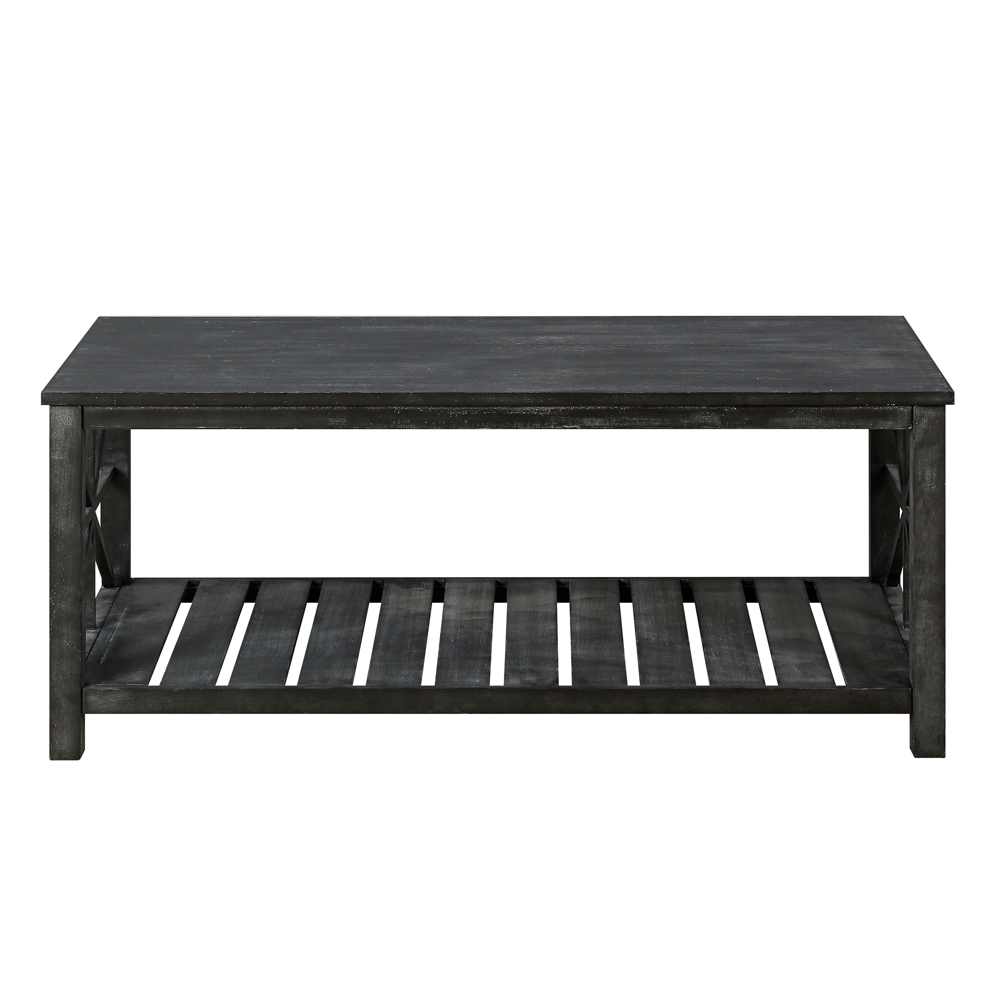Bybafun YD2400044 Black MDF Rustic Coffee Table