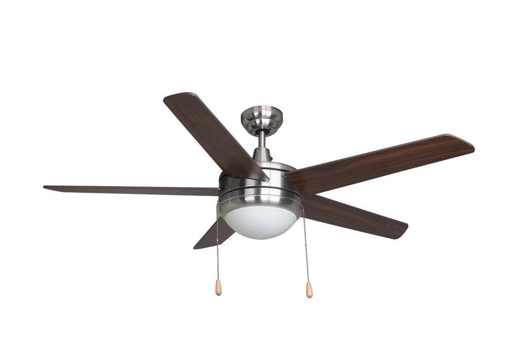 Brushed Nickel Led Indoor Ceiling Fan, Menards Ceiling Fans With Remote