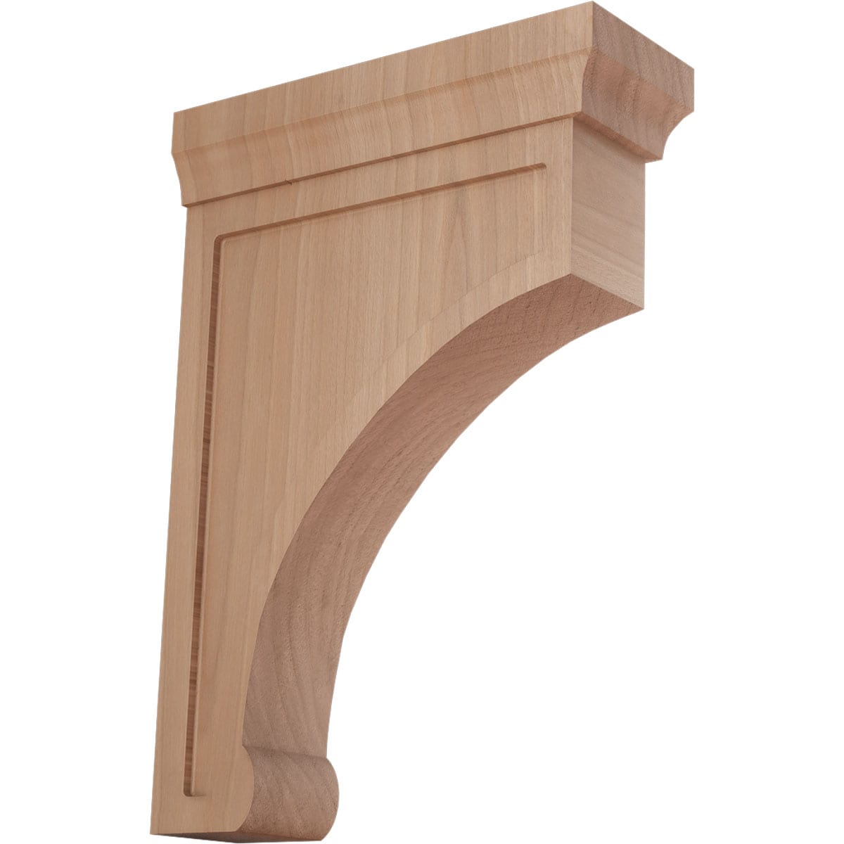 Ekena Millwork BKTW02X07X10GOCH Gomez 2-1/2-in x 7-in x 10-in Cherry Brown Wood Standard bracket