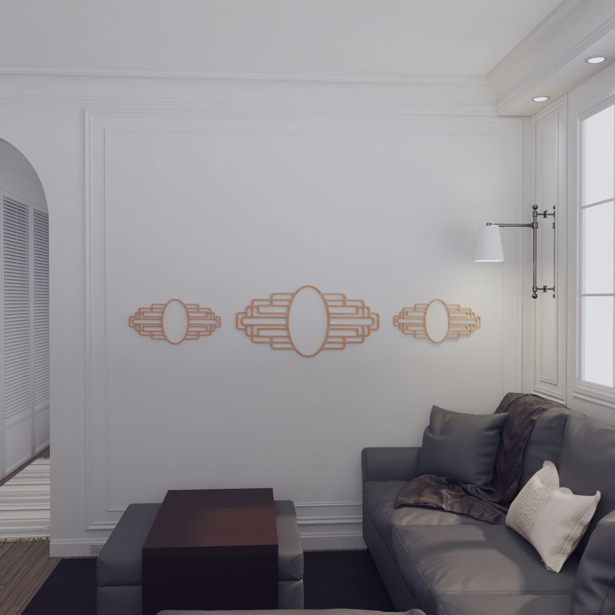 Ekena Millwork CMWP24X12X0250EBAL Ceiling-Medallions - View #10