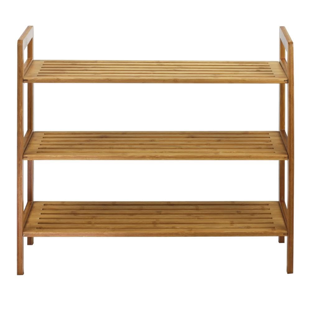 Dropship Bamboo Shoe Rack 2 Tier Stackable Shoe Shelf Free Standing Small Shoe  Storage Organizer For Entryway Closet Bedroom Bathroom Living Room to Sell  Online at a Lower Price