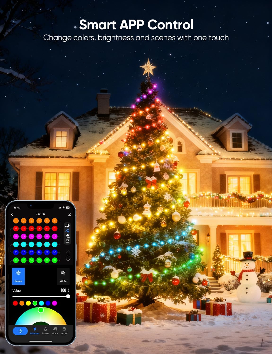 APPECK AP762740229379 Christmas-String-Lights - View #3
