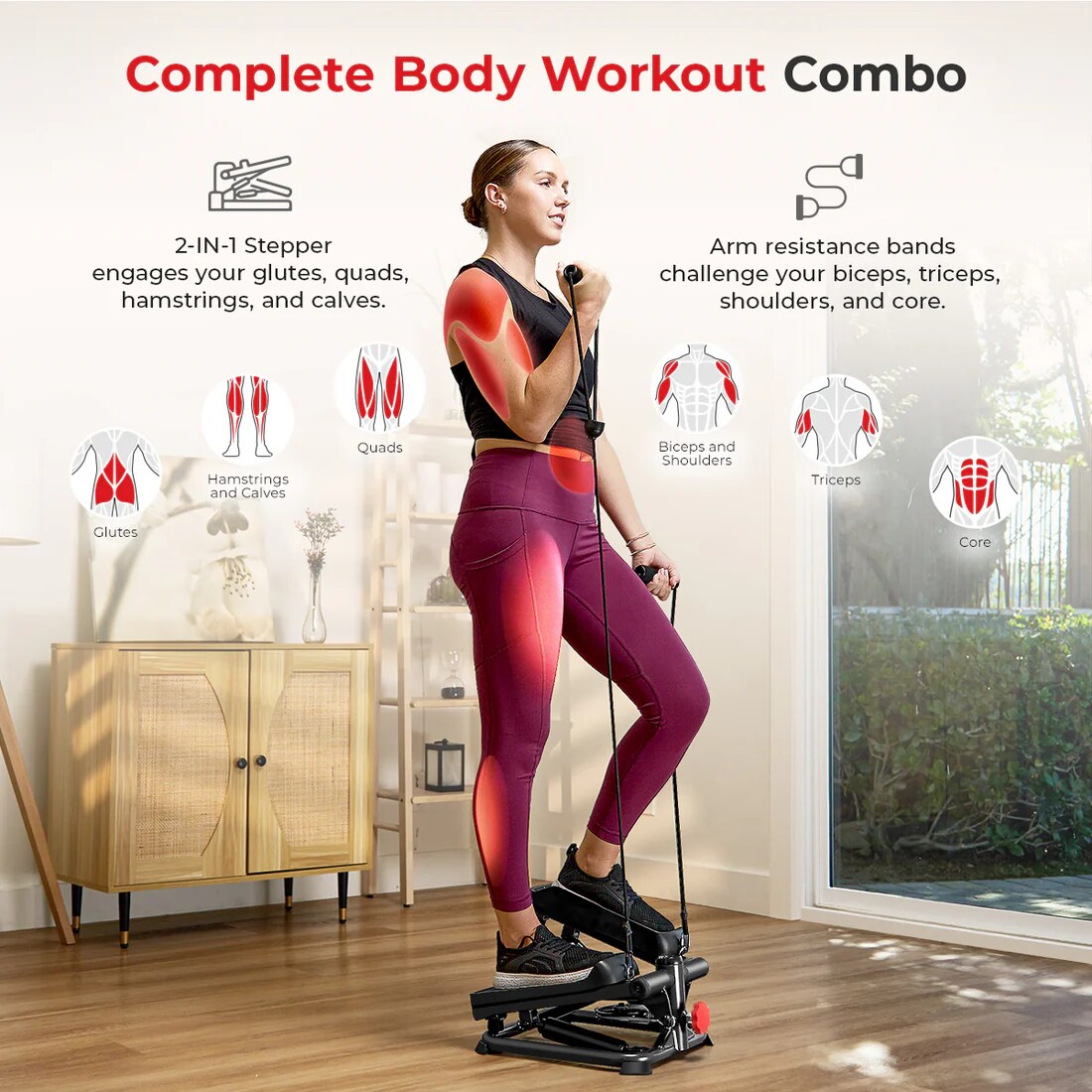 Sunny Health & Fitness SF-S0978SMART Exercise-Bikes - View #5