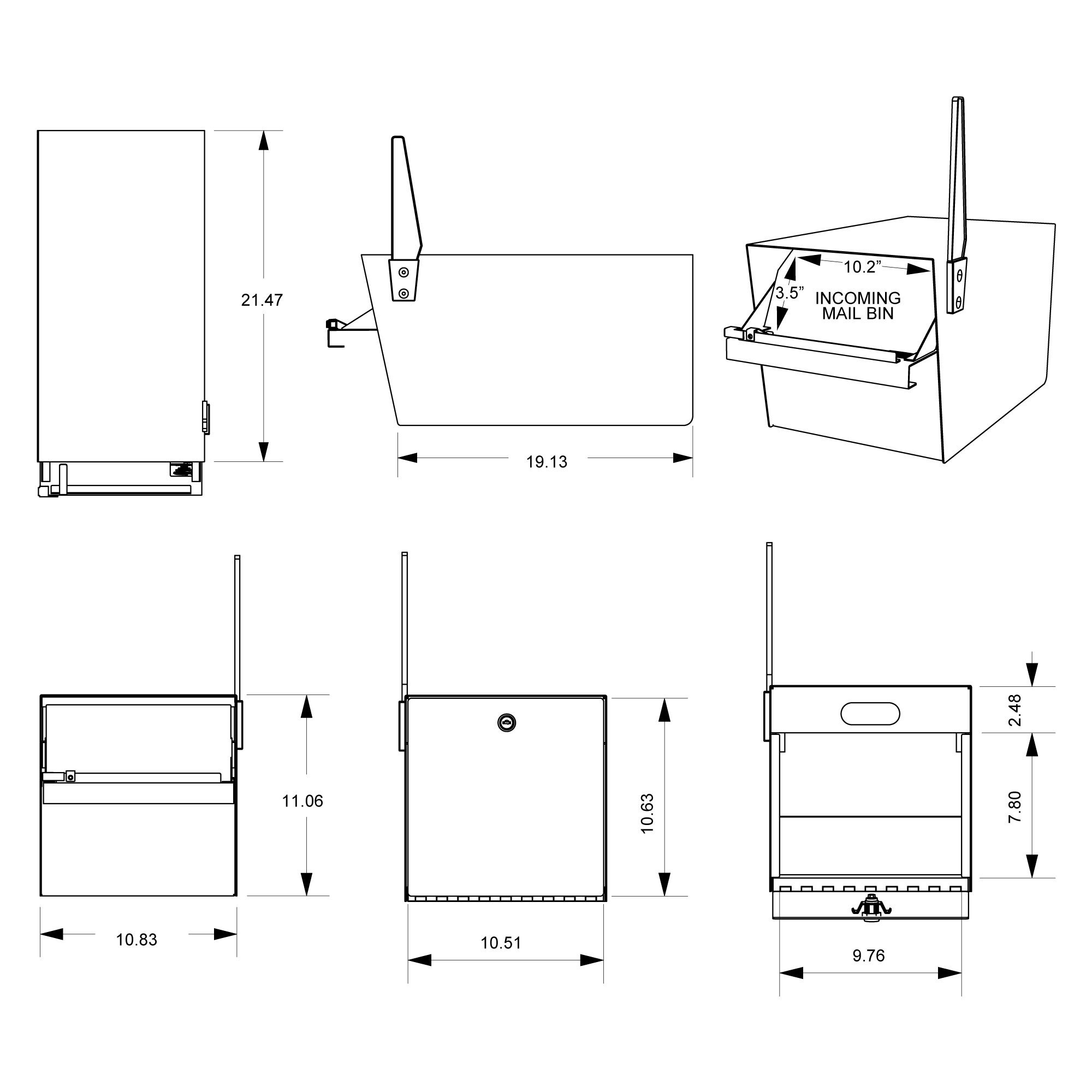 Mail Boss 7525V mailboxes - View #10