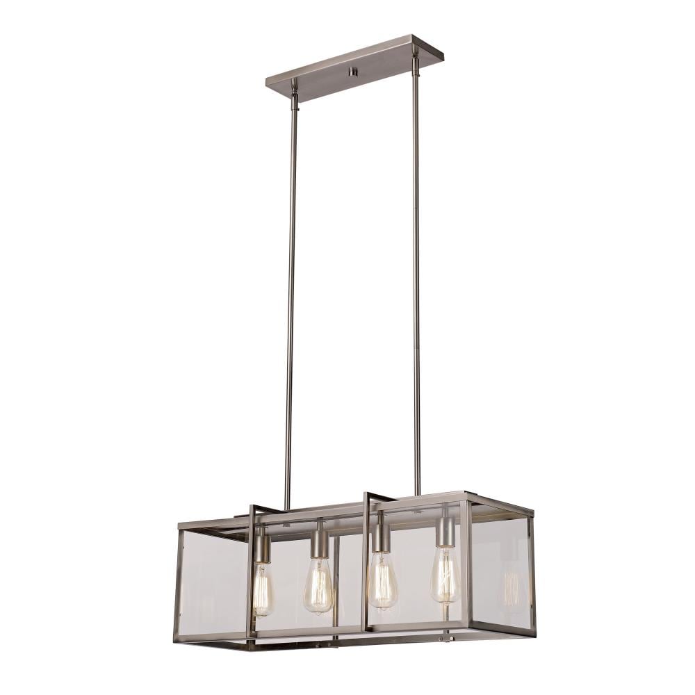 Eastwood II Brushed Nickel 28.5" Contemporary Four-Light Pendant