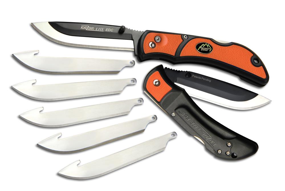 Outdoor Edge RazorSafe 6-Blade Folding Utility Knife in the Utility Knives  department at