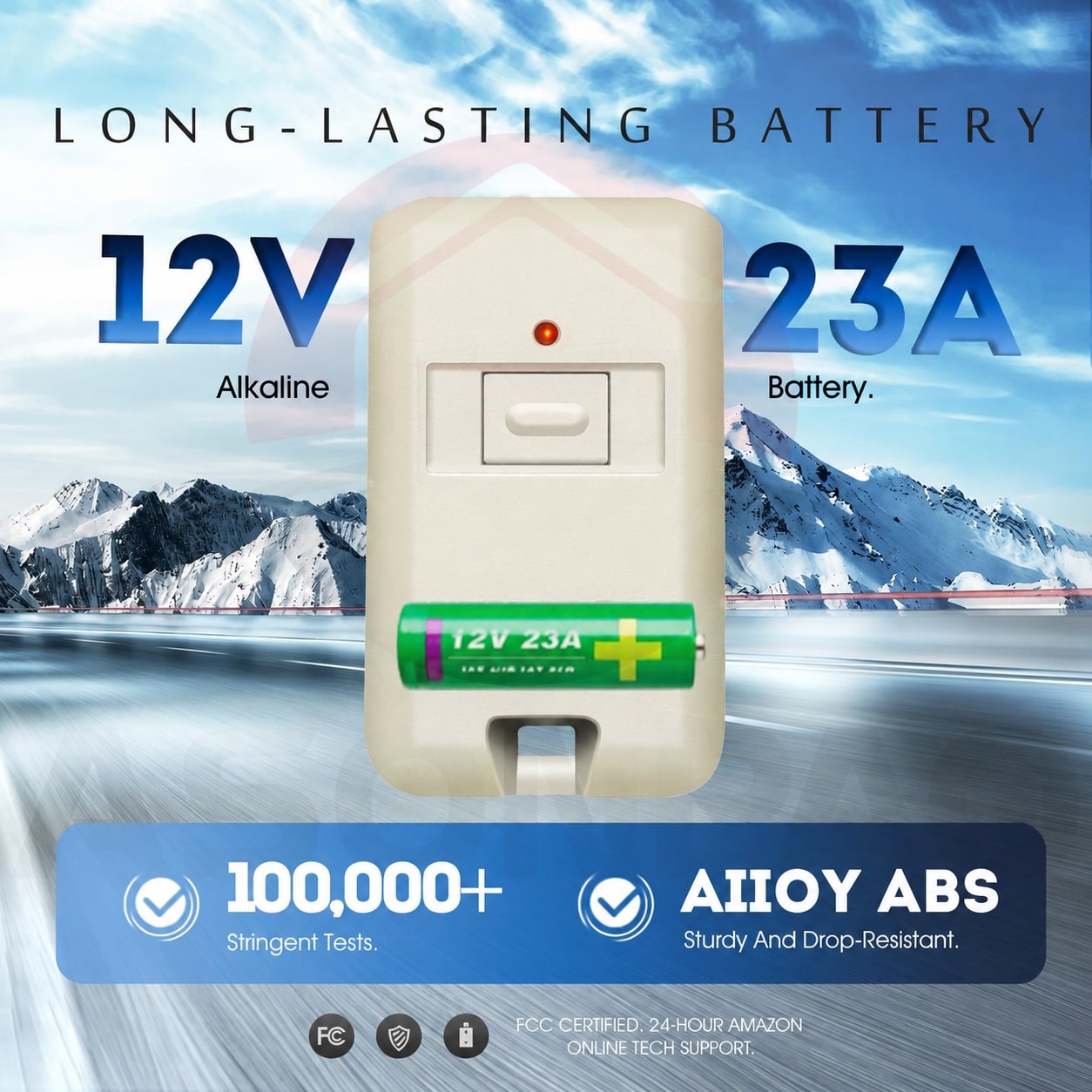 Aoibox LABXVBYL Garage-Door-Opener-Remotes - View #3