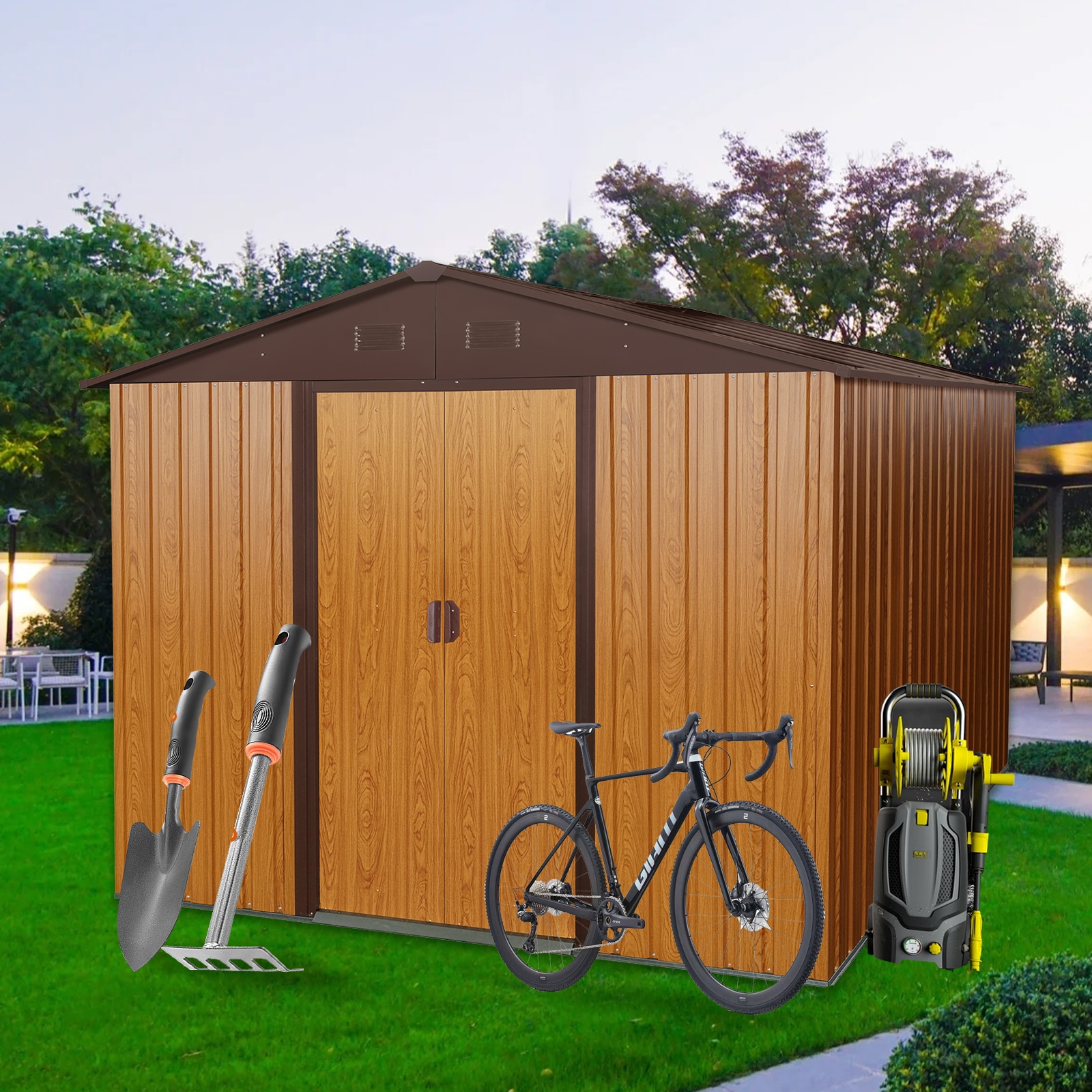 Mondawe MD-WWC00015 Metal-Storage-Buildings-Sheds - View #4