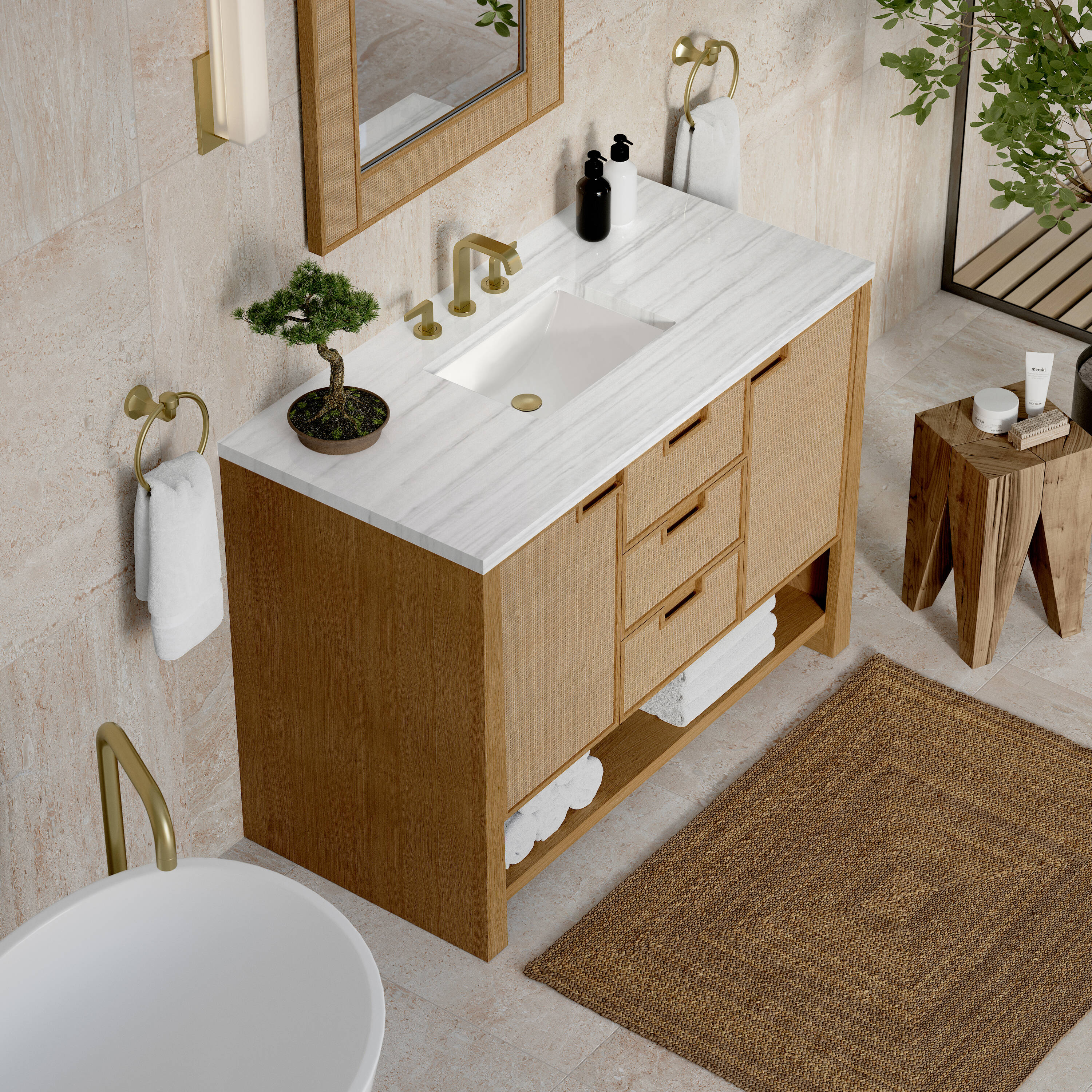 James Martin Vanities D225-V48-SSO-3AF Bath-Vanity-Combo - View #6