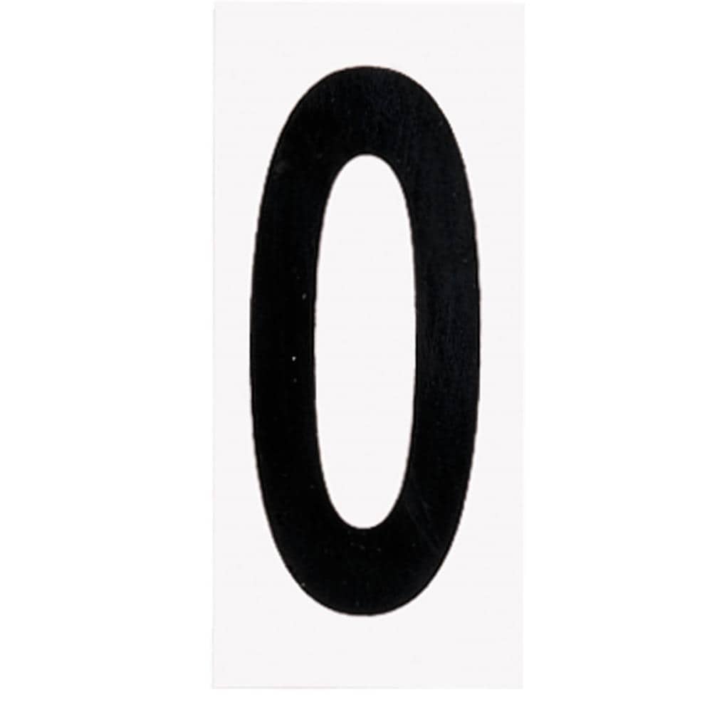 Progress Lighting P5970-000 Address numbers 5-in White Number Zero