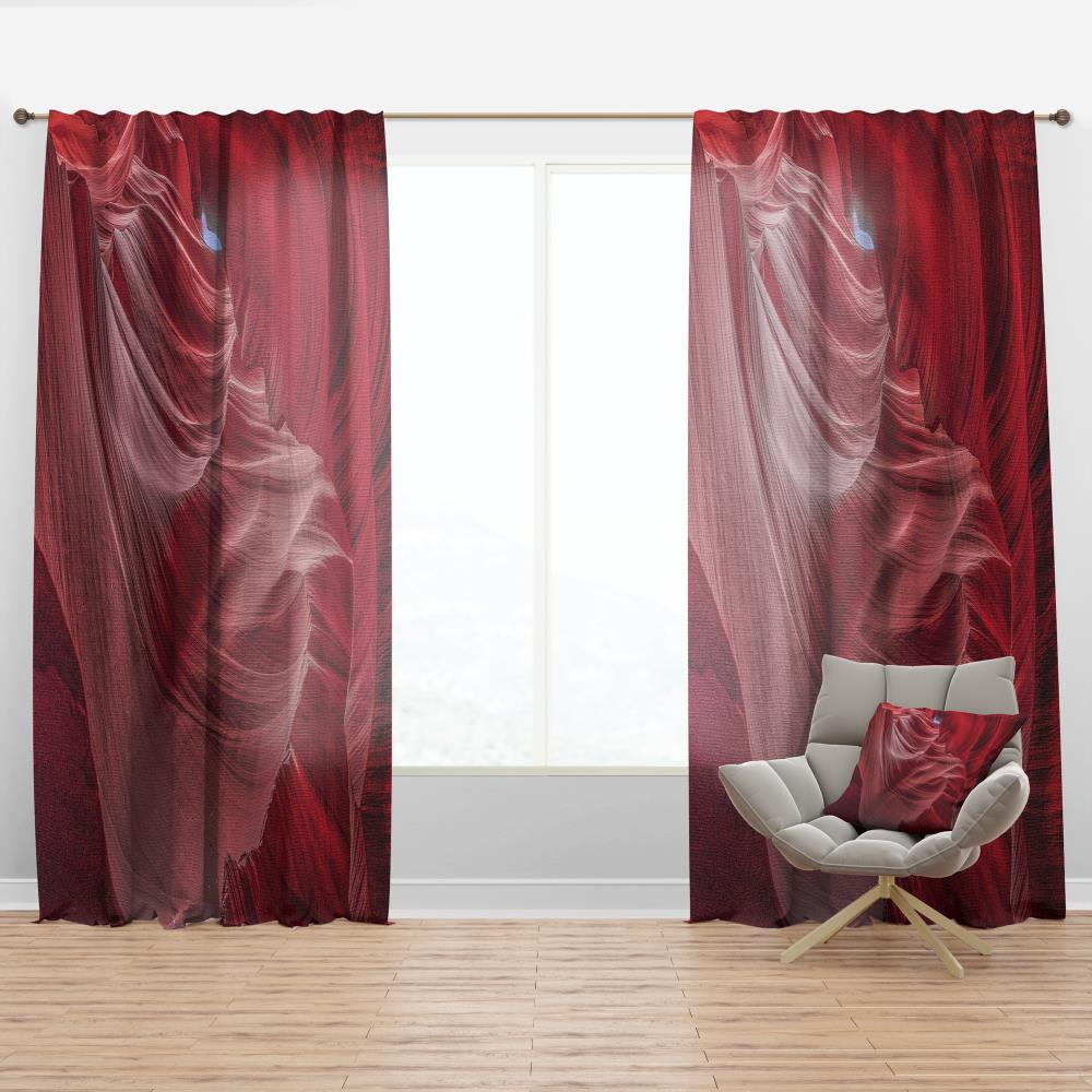 Designart CTN8803-52-120 120-Inches Brown Room darkening Thermal lined Rod pocket Single curtain panel