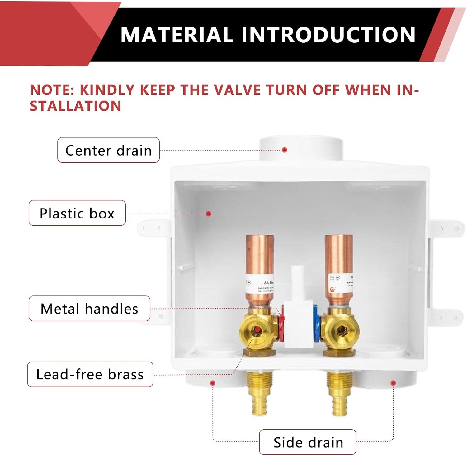 EFIELD WM016 Plumbing-Installation-Kits - View #3