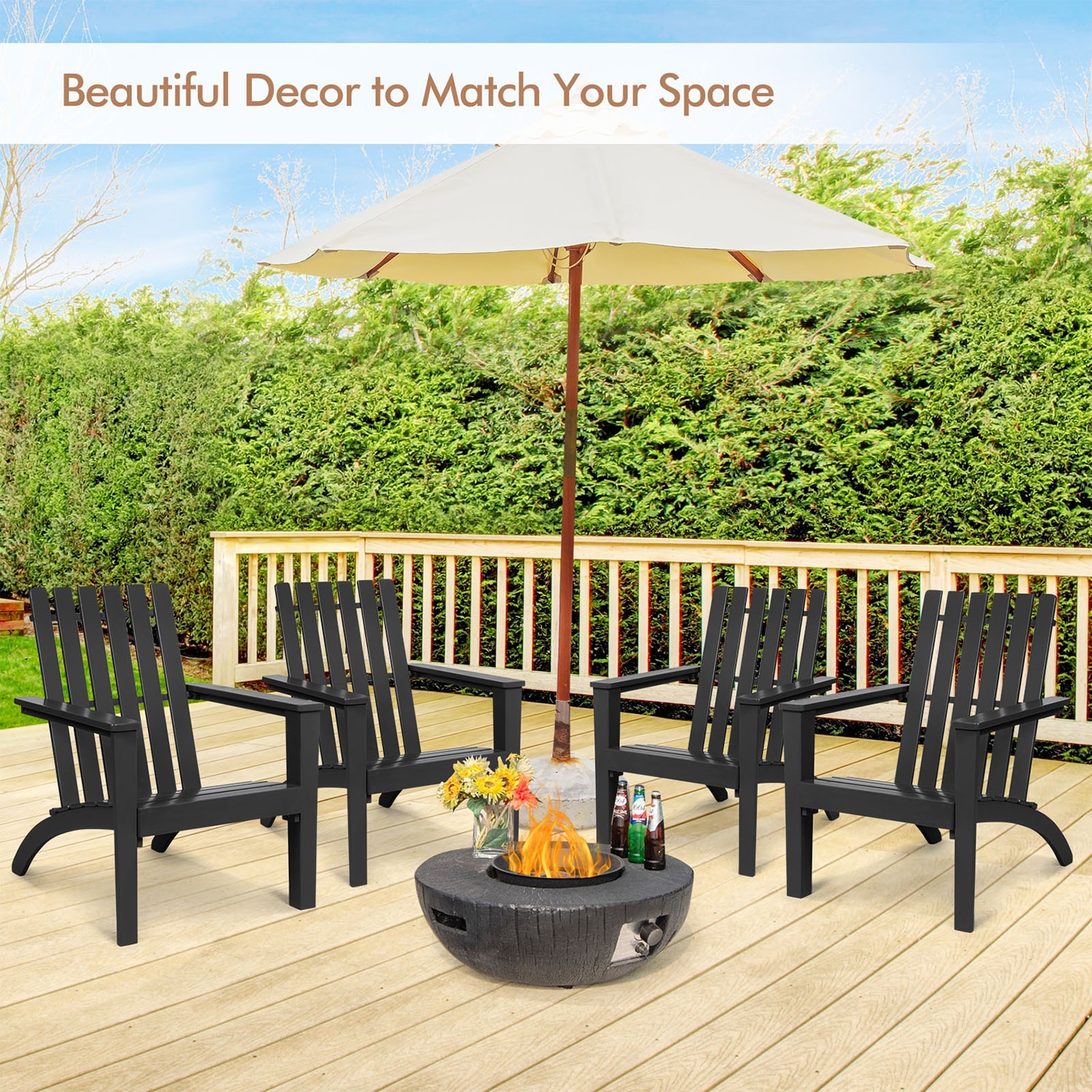 Forclover HYFC-0602BK Patio-Chairs - View #3