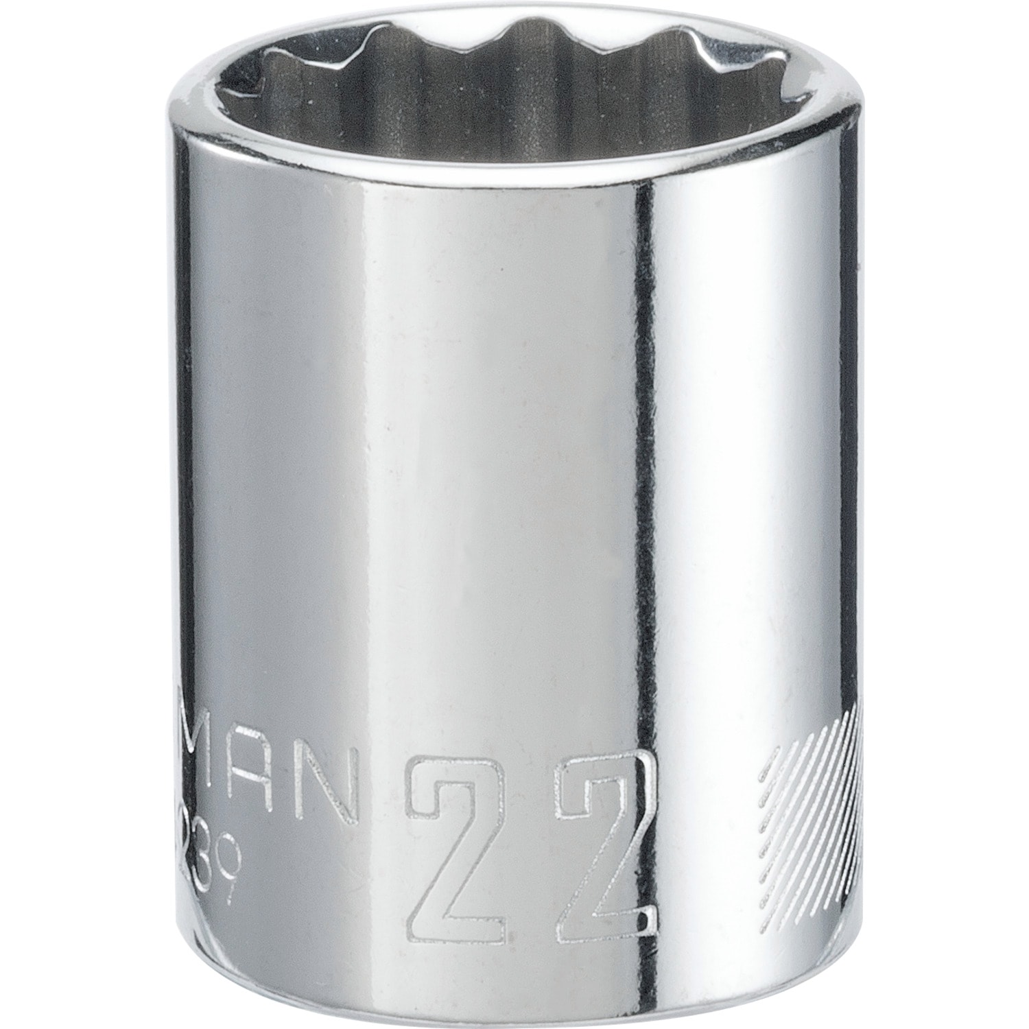 Metric 22mm 12-Point CRAFTSMAN Shallow Socket CMMT44239 1/2-Inch Drive 