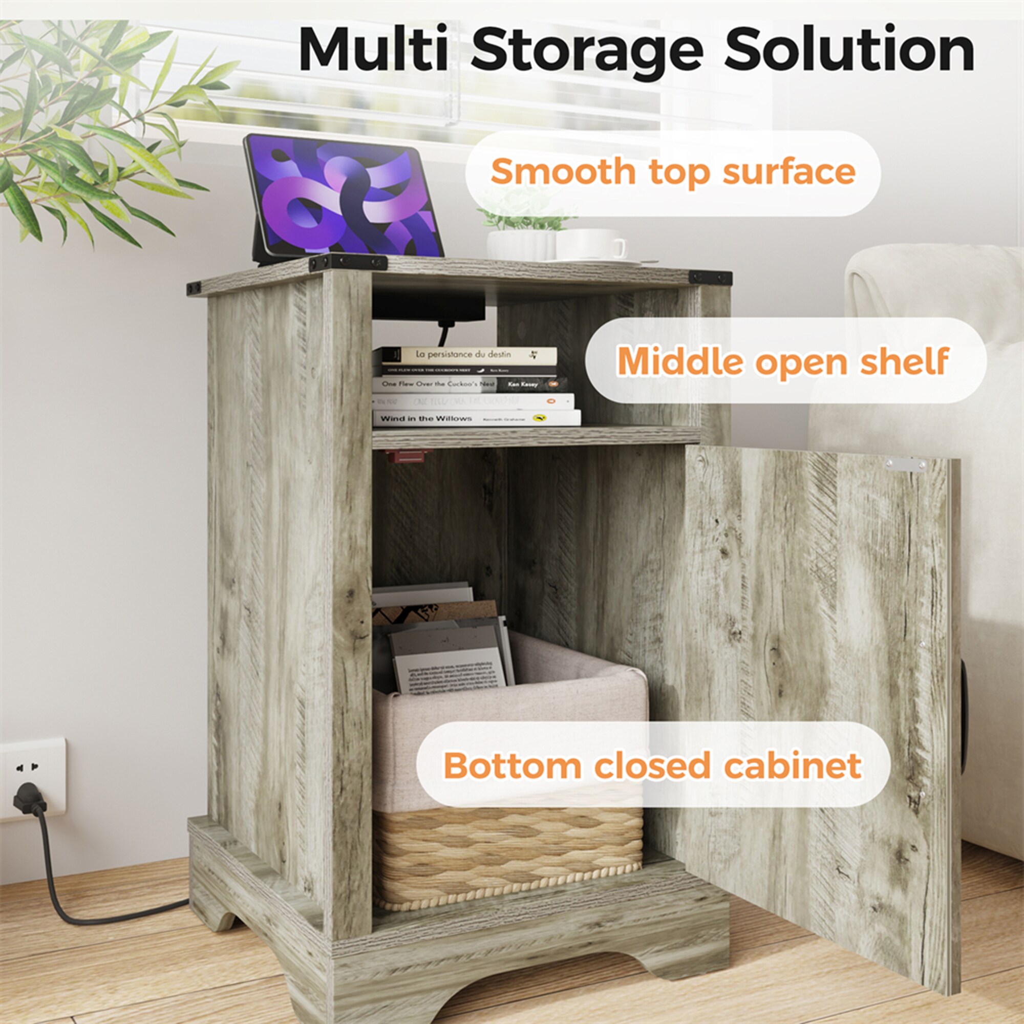 Clihome BHWF193007AAB nightstands - View #5