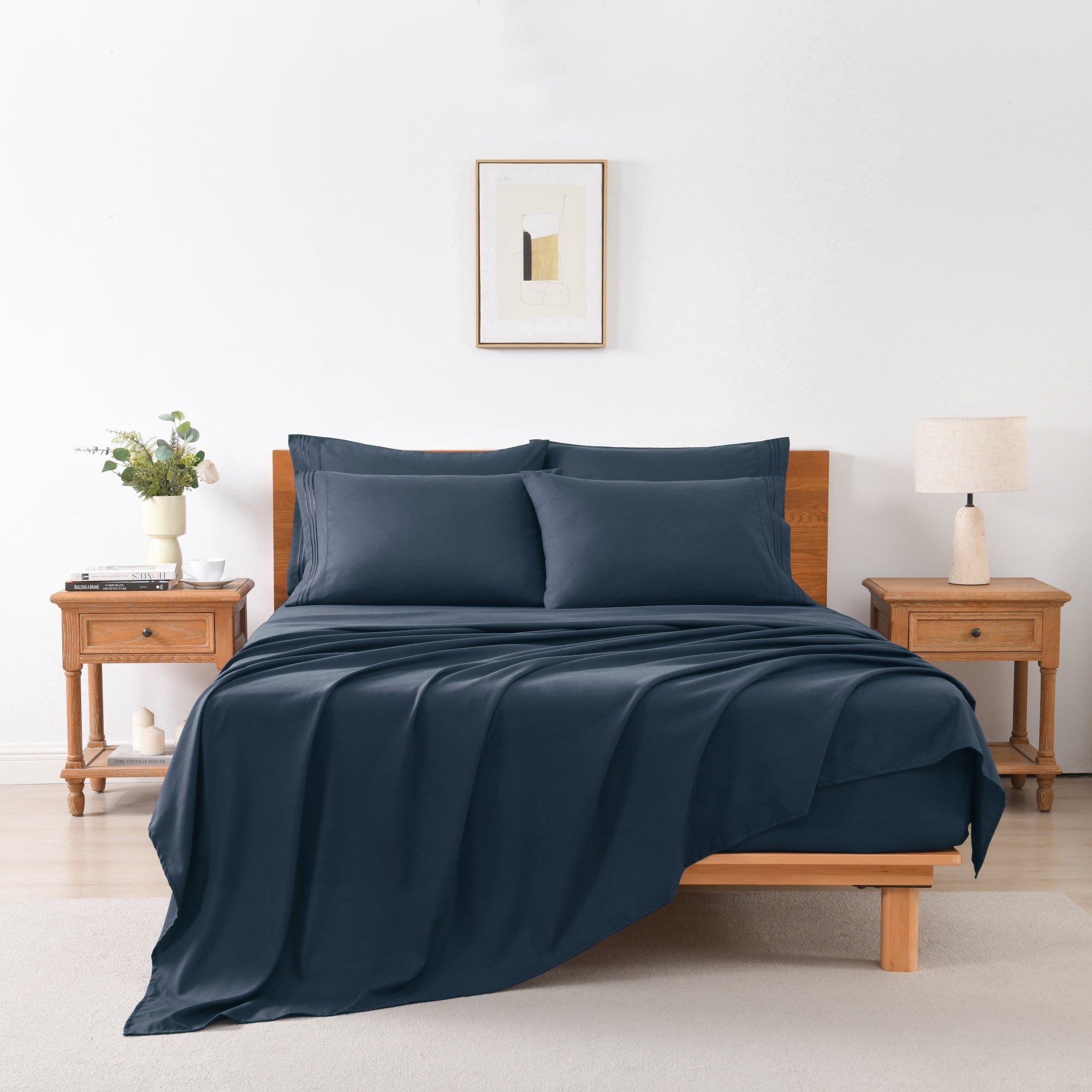 MarCielo S6PCS Q NAVY Sheet-Sets - View #2