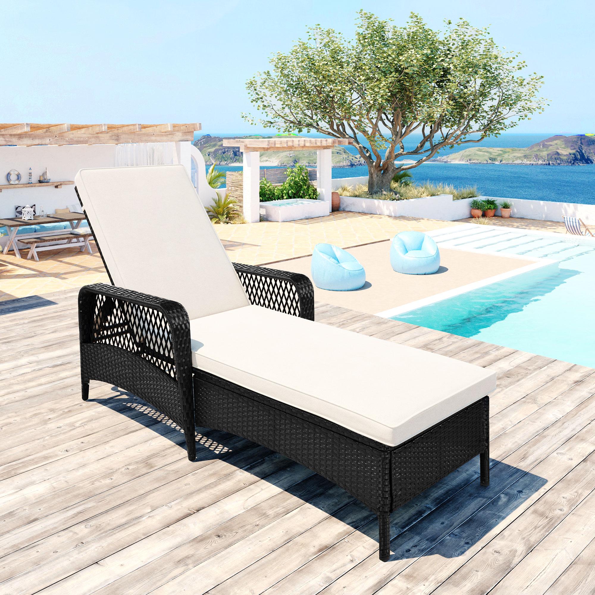 Sun best sale lounger wicker