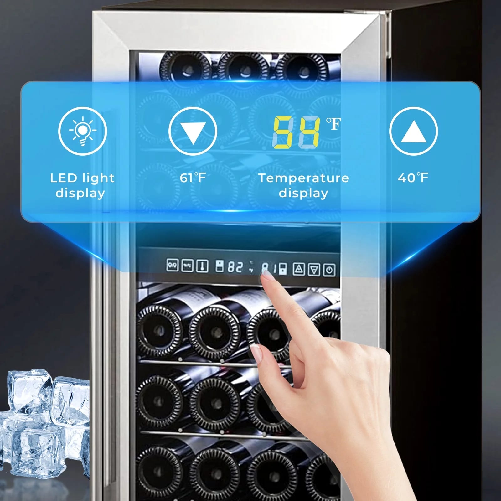 COWSAR LSWC-W4888S Wine-Chillers - View #2