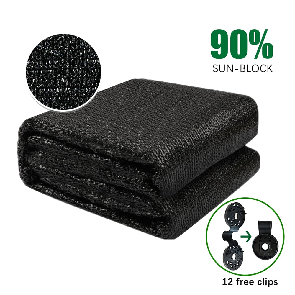 Agfabric SDR908050BF shade cloth 8-ft x 50-ft Black Shade fabric