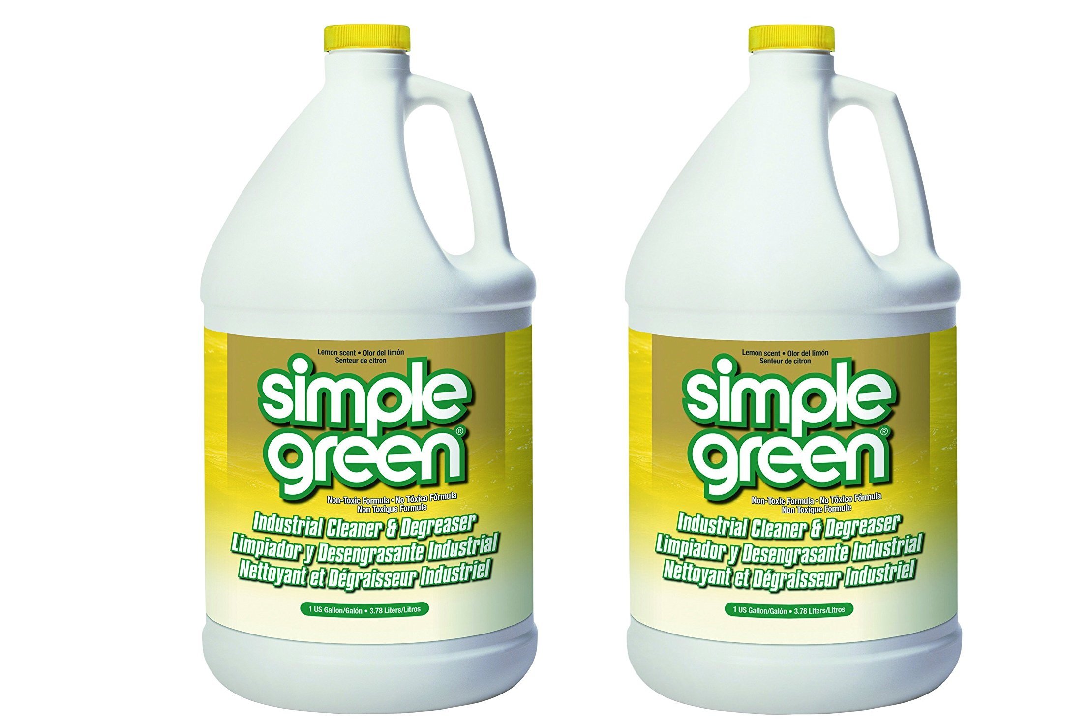Simple Green  Industrial Cleaner Degreaser Concentrated Lemon 1 gal Bottle (Pack of 2)