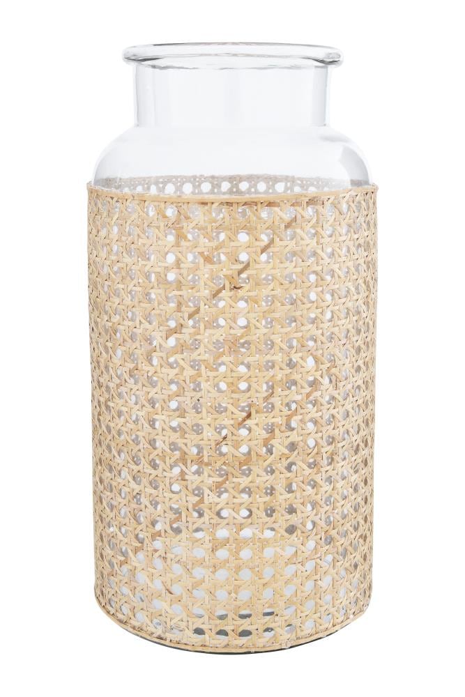 STORIED home AH1090 Brown Glass Casual Vase