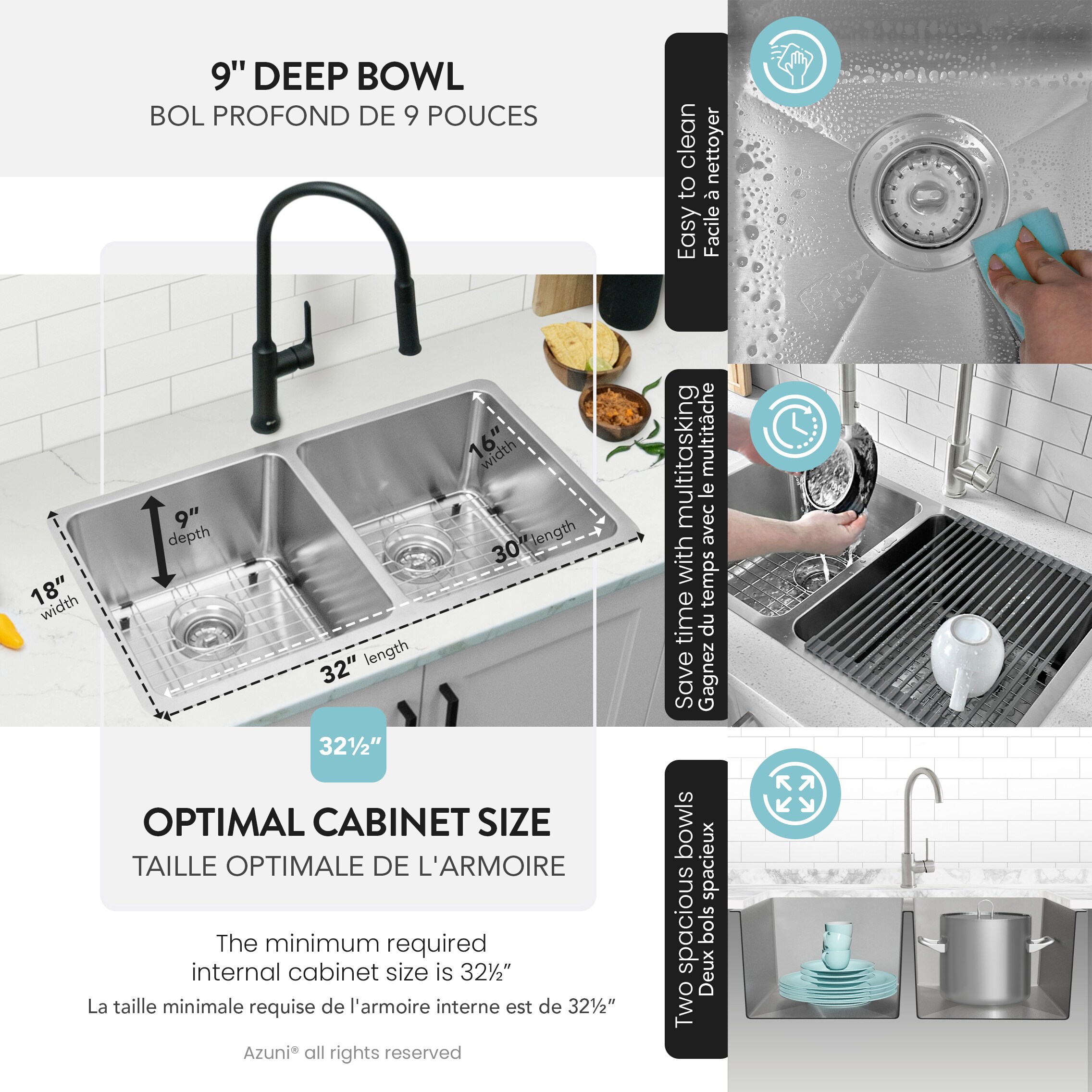 Azuni C233 Kitchen-Sinks - View #5