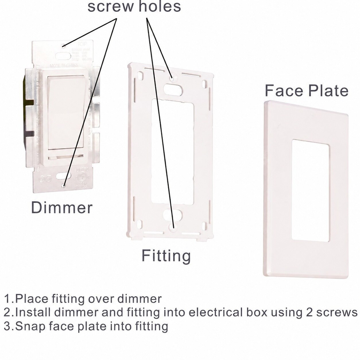 Aoibox LABY7C1N Light-Dimmers - View #4