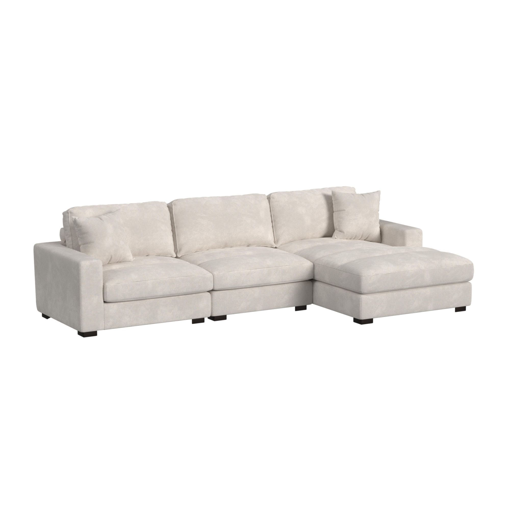 Picket House Furnishings U-8540-9440-RCSE-3PC Mesa Casual 3 -Piece Polyester/Polyester blend Beige Living Room Set