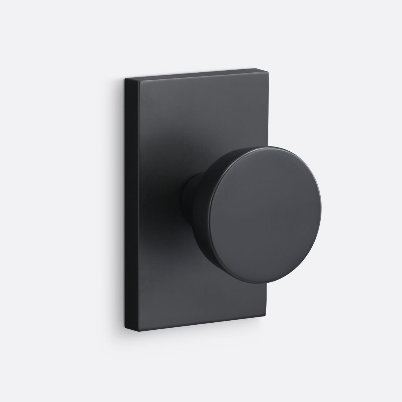 Sure-Loc Hardware ZT100 FBL Flat Black Interior Dummy door knob Single pack