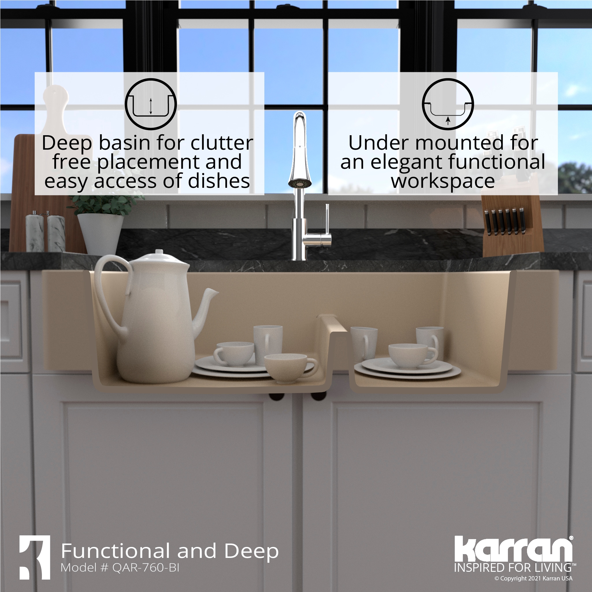 Karran QAR-760-BI Kitchen-Sinks - View #8
