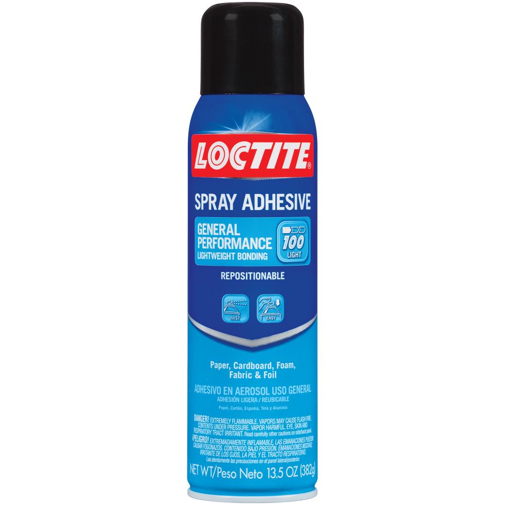LOCTITE General Performance Spray Adhesive 13.5-oz Spray Adhesive in the Spray  Adhesive department at